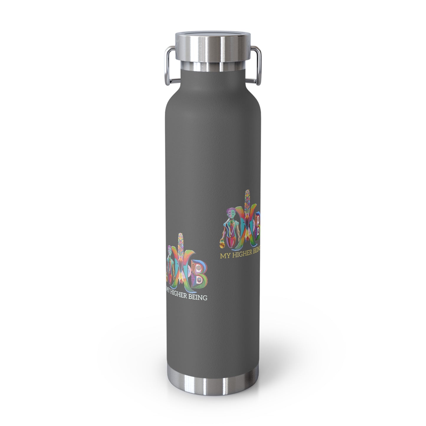 'I Intermittent Fast_20-4'_Copper Vacuum Insulated Bottle, 22oz