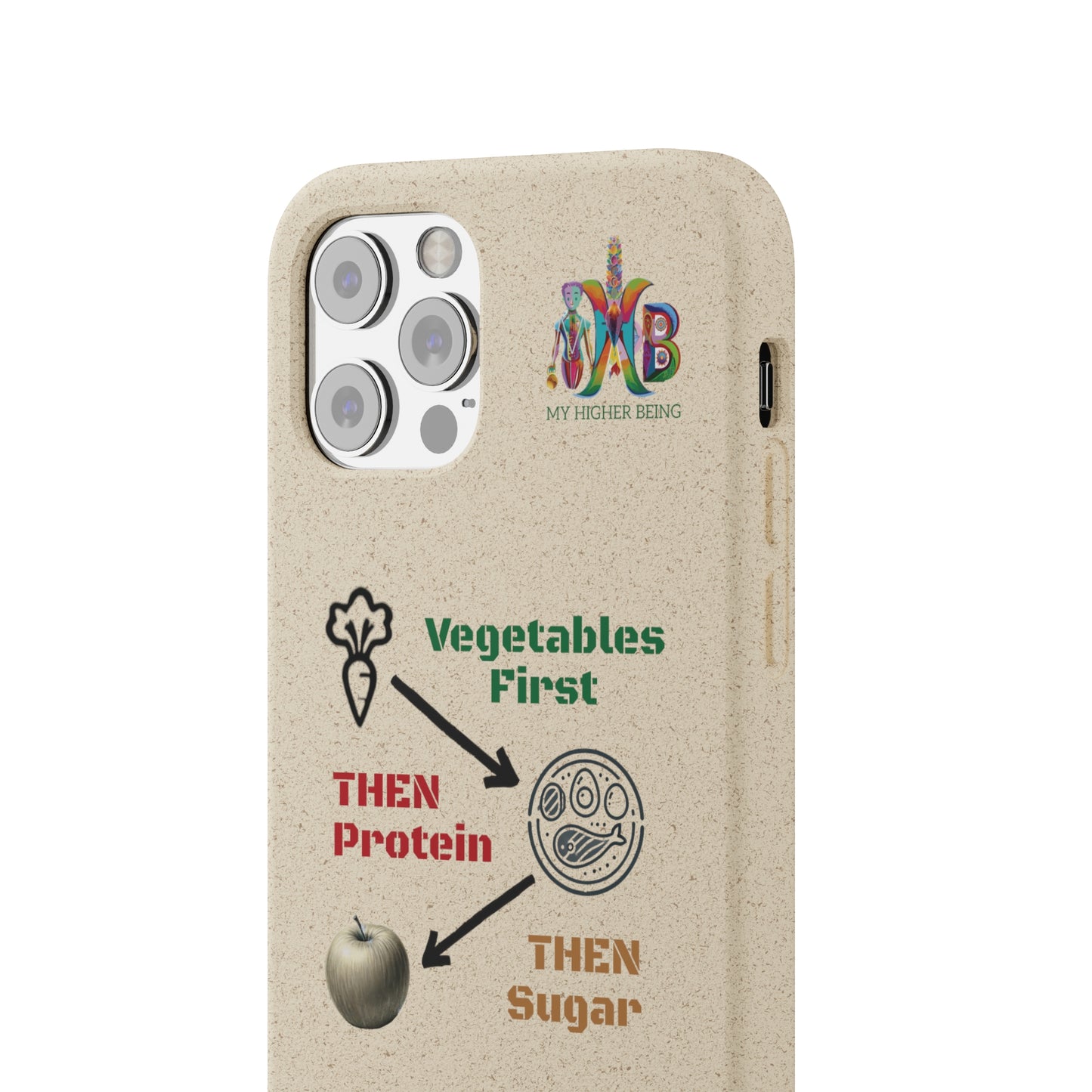 'Vegetables First'_Plastic Free Biodegradable Phone Case