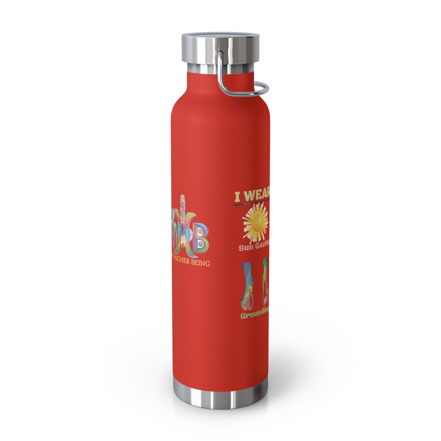 'I Wear My Habits'_Copper Vacuum Insulated Bottle, 22oz