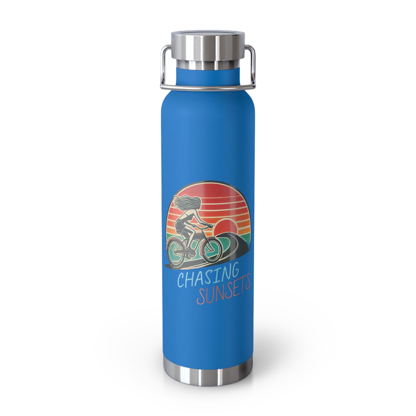 'Chasing Sunsets'_Copper Vacuum Insulated Bottle, 22oz