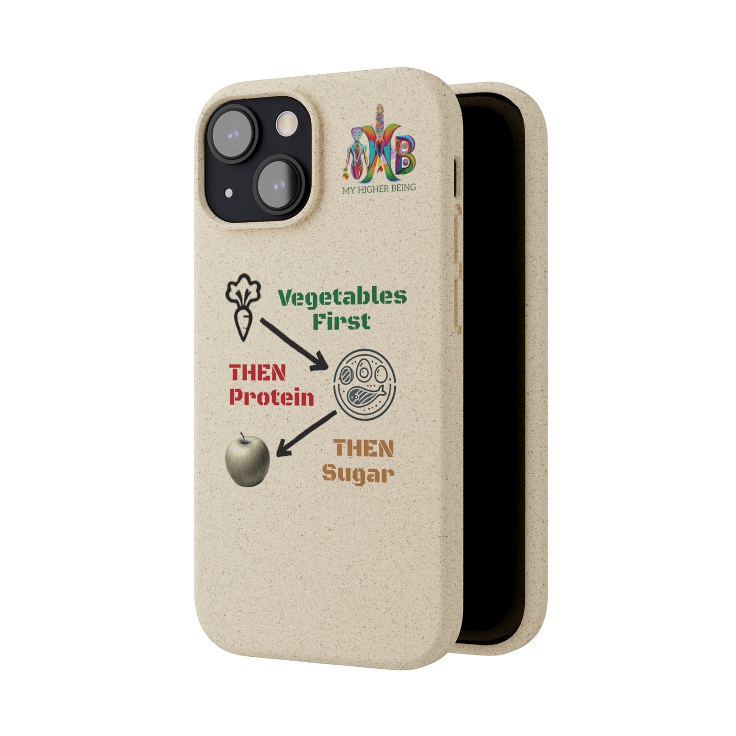 'Vegetables First'_Plastic Free Biodegradable Phone Case