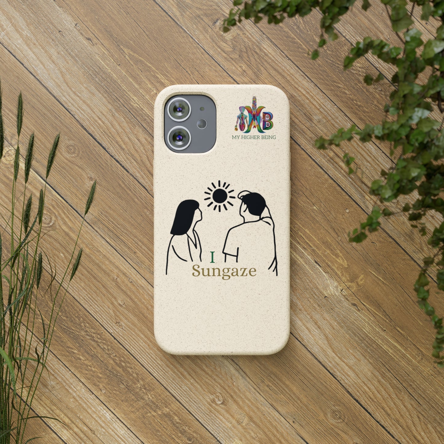 'I Sungaze'_Plastic Free Biodegradable Phone Case