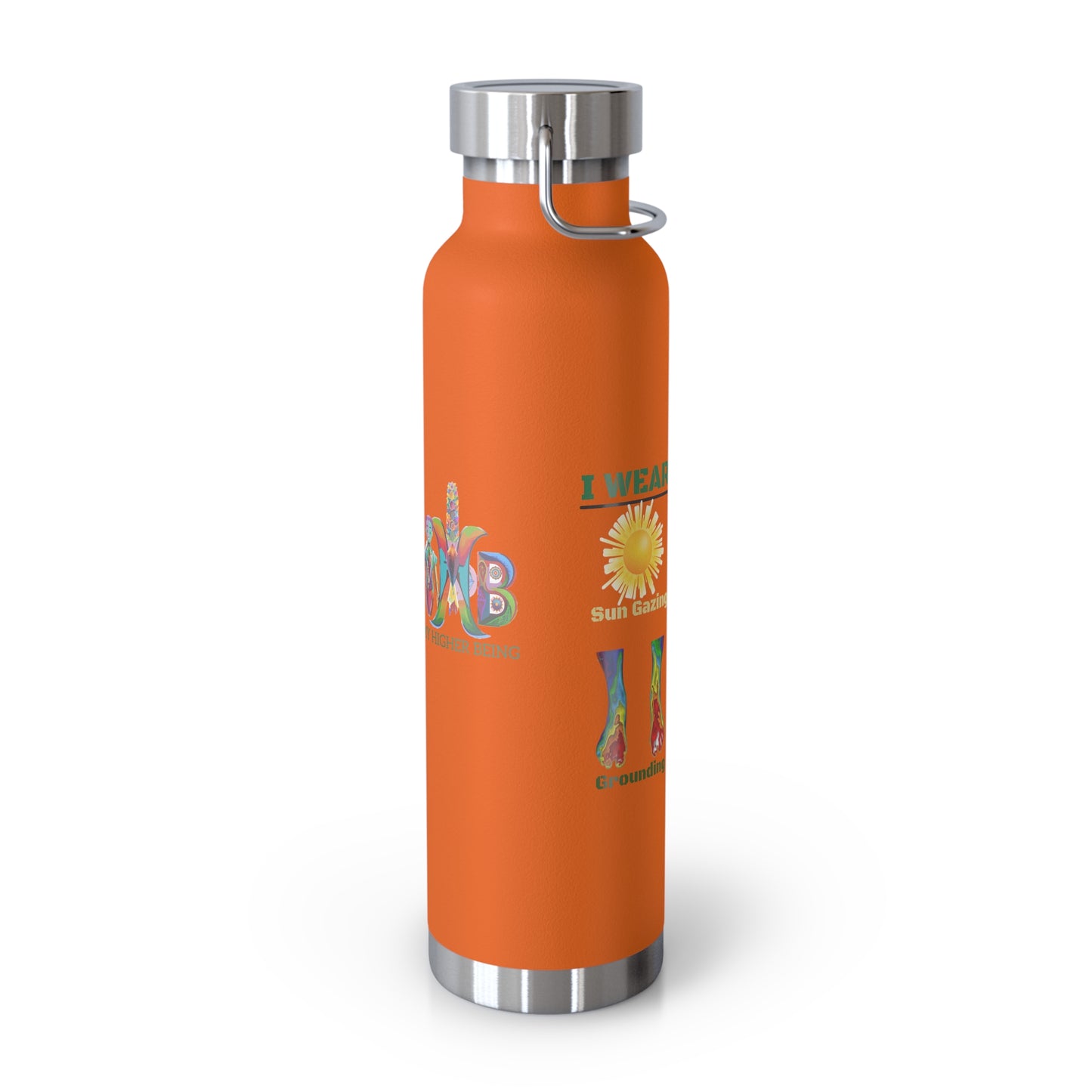 'I Wear My Habits'_Copper Vacuum Insulated Bottle, 22oz