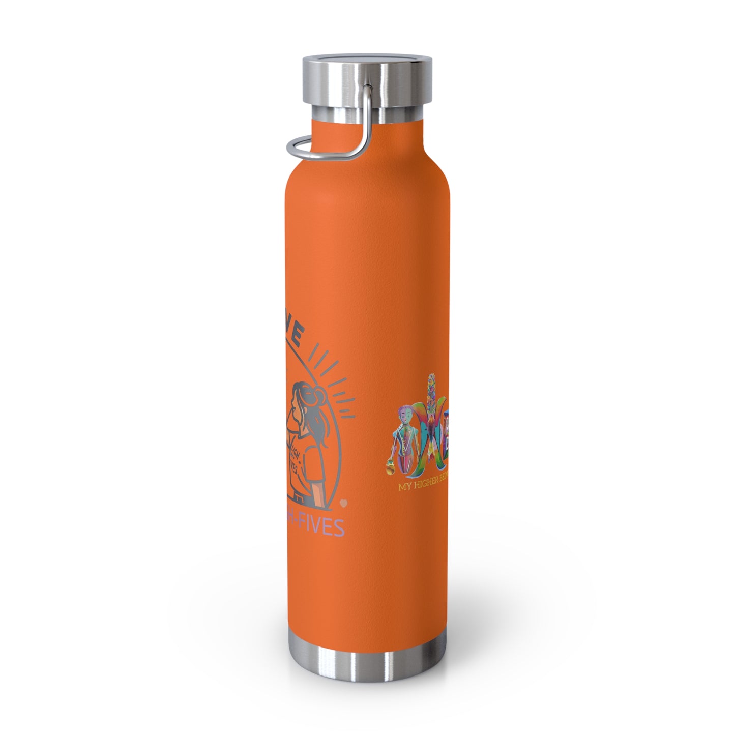 'I Love Mirror High-Fives'_Copper Vacuum Insulated Bottle, 22oz