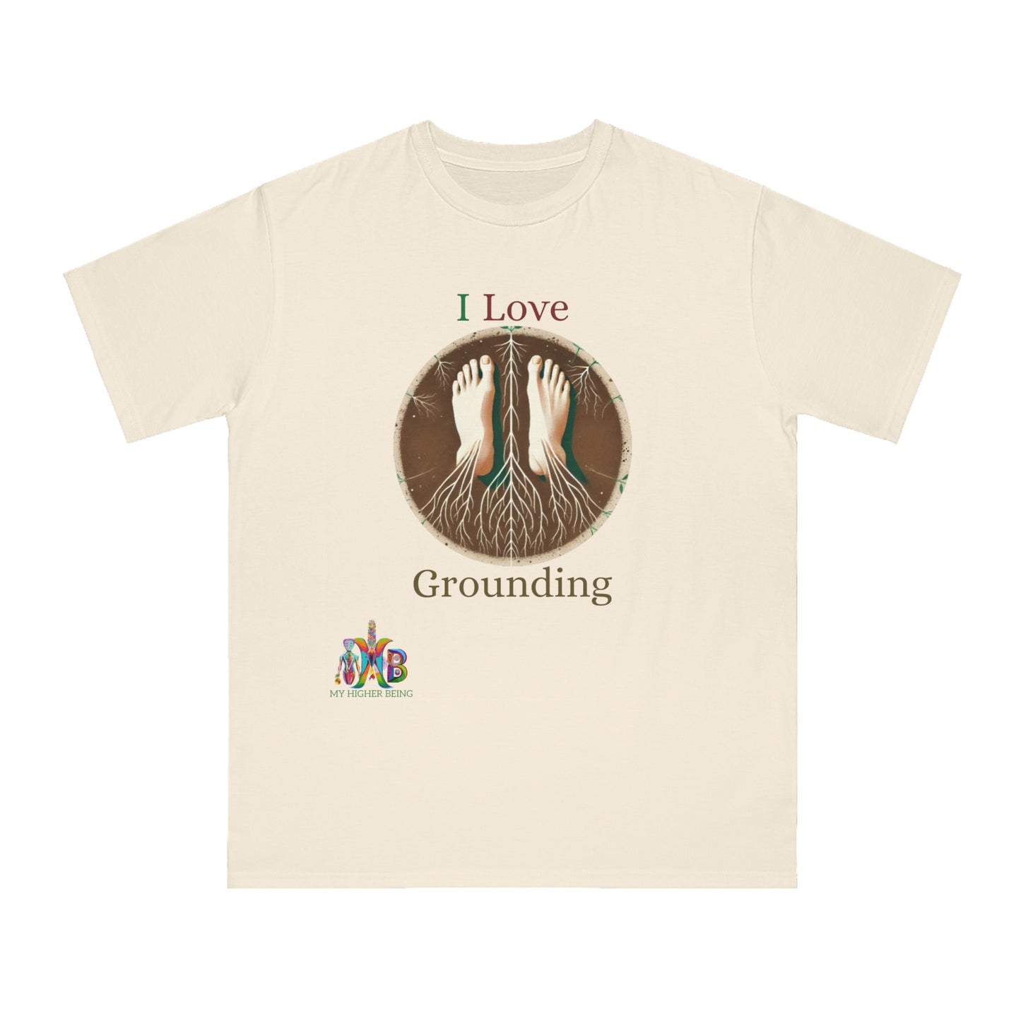 'I Love Grounding'_100% Organic Cotton T-Shirt