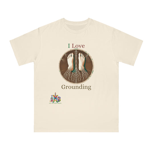 'I Love Grounding'_100% Organic Cotton T-Shirt