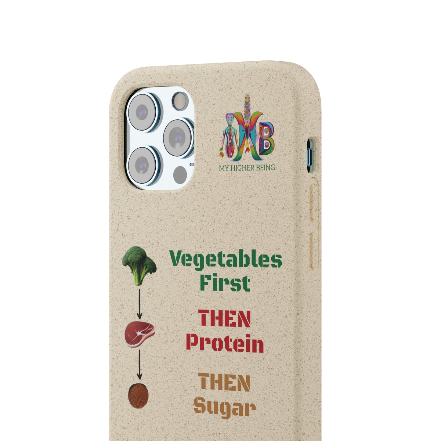 'Vegetables First'_Plastic Free Biodegradable Phone Case