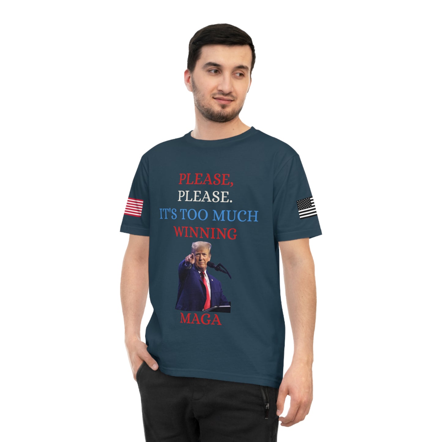 Too Much Winning Tee: Trump’s Signature Confidence _100% Organic Cotton