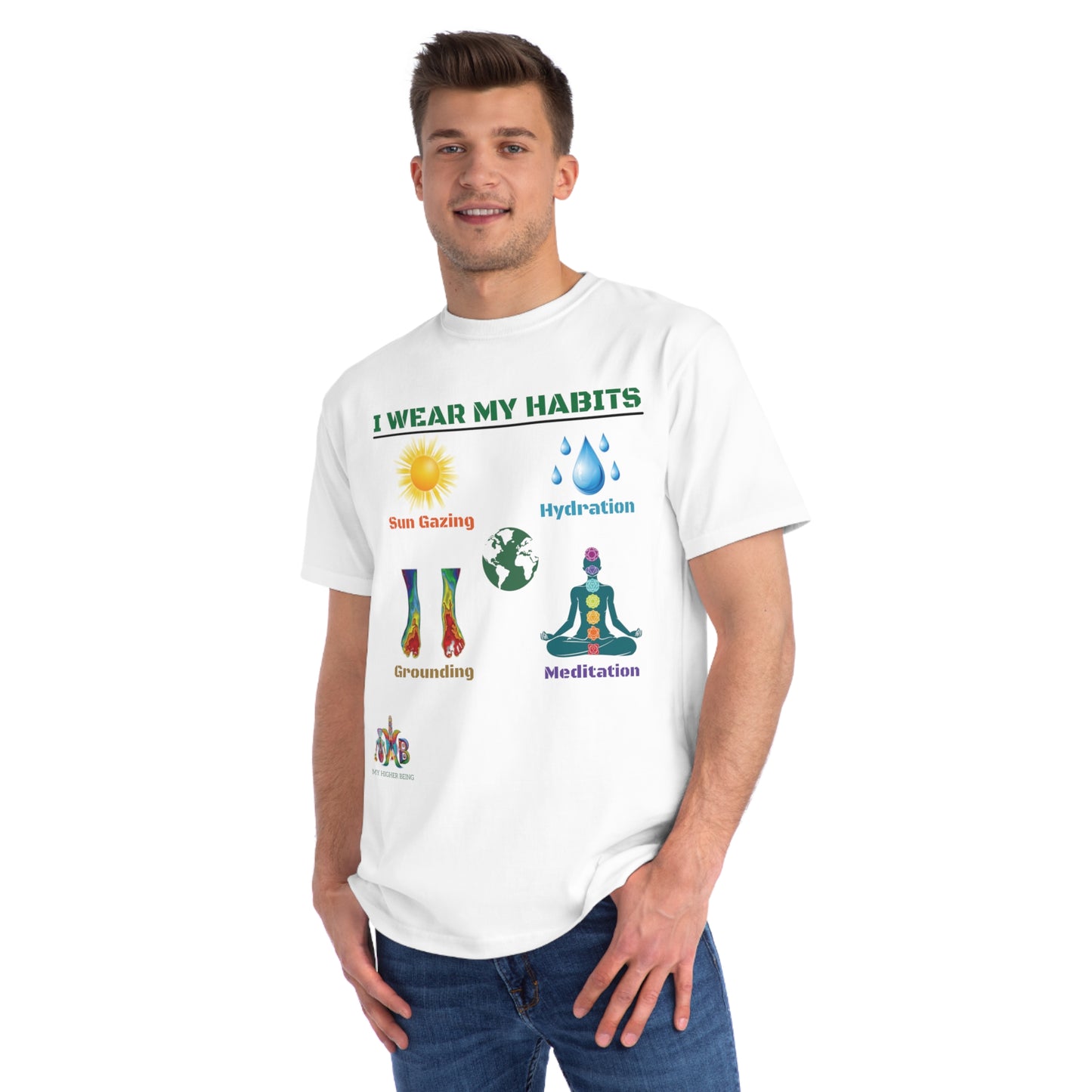 'I Wear My Habits'_100% Organic Cotton T-Shirt