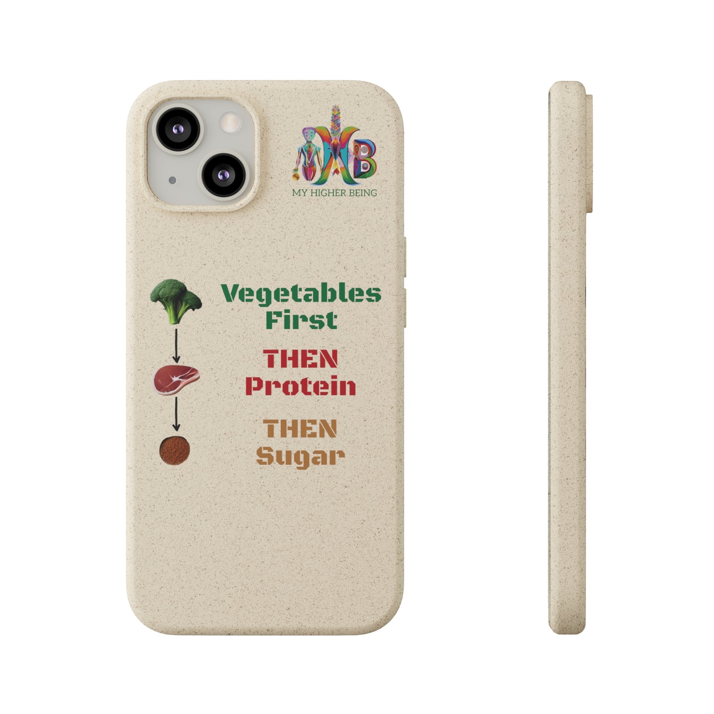 'Vegetables First'_Plastic Free Biodegradable Phone Case