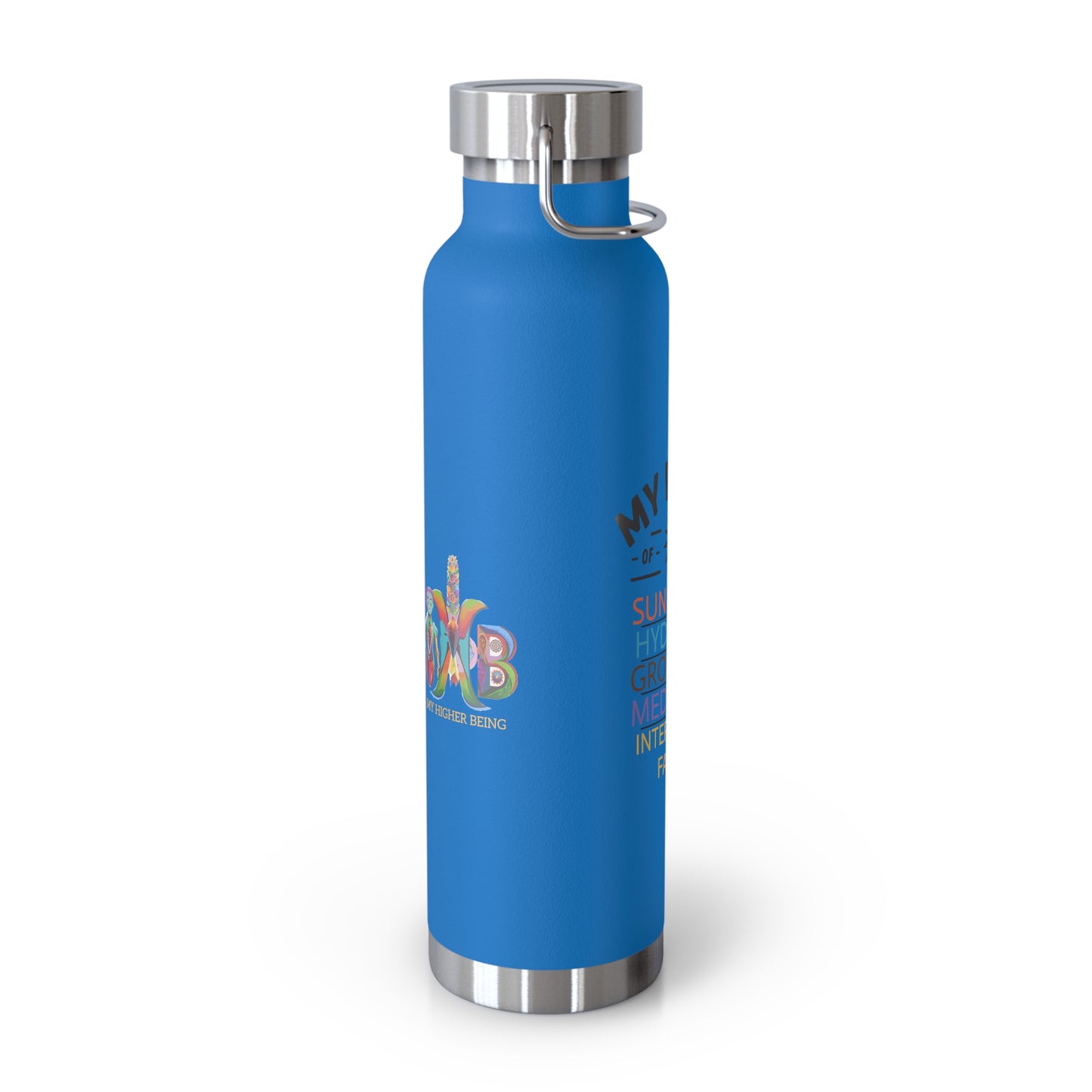 'My Drugs of Choice'_Copper Vacuum Insulated Bottle, 22oz