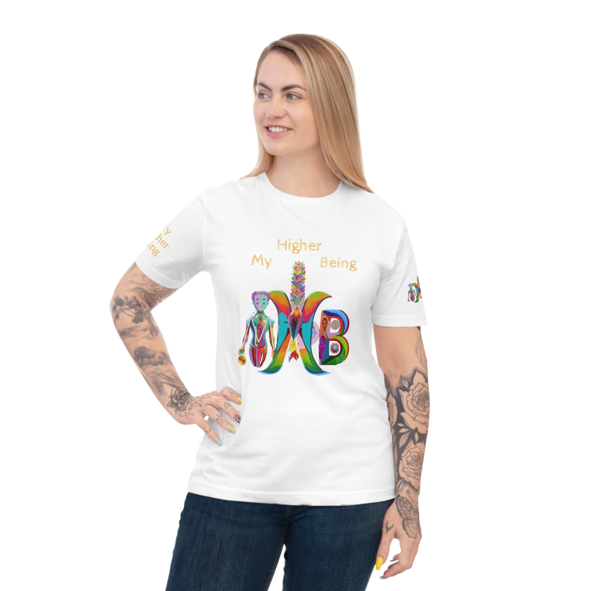 'My Higher Being' (MHB EDITION)_100% Organic Cotton T-Shirt - My Higher Being
