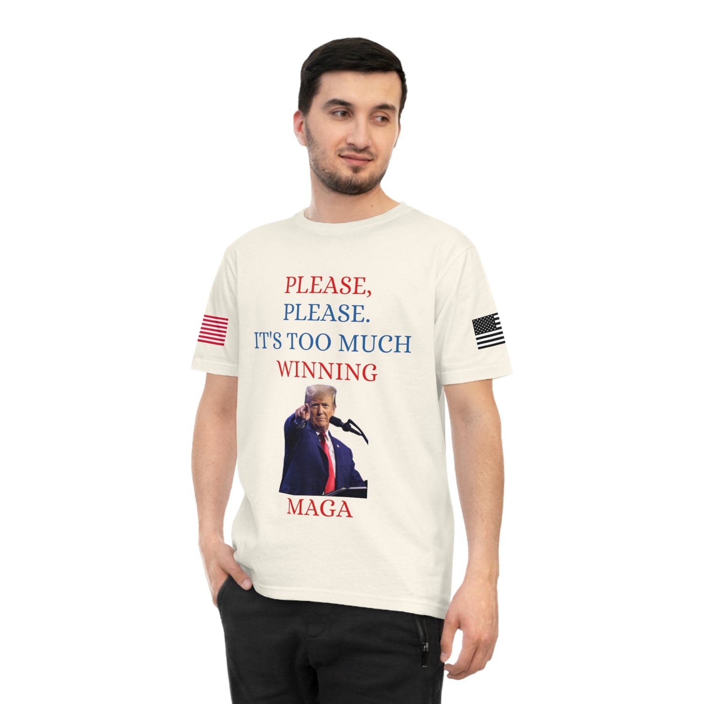 Too Much Winning Tee: Trump’s Signature Confidence _100% Organic Cotton