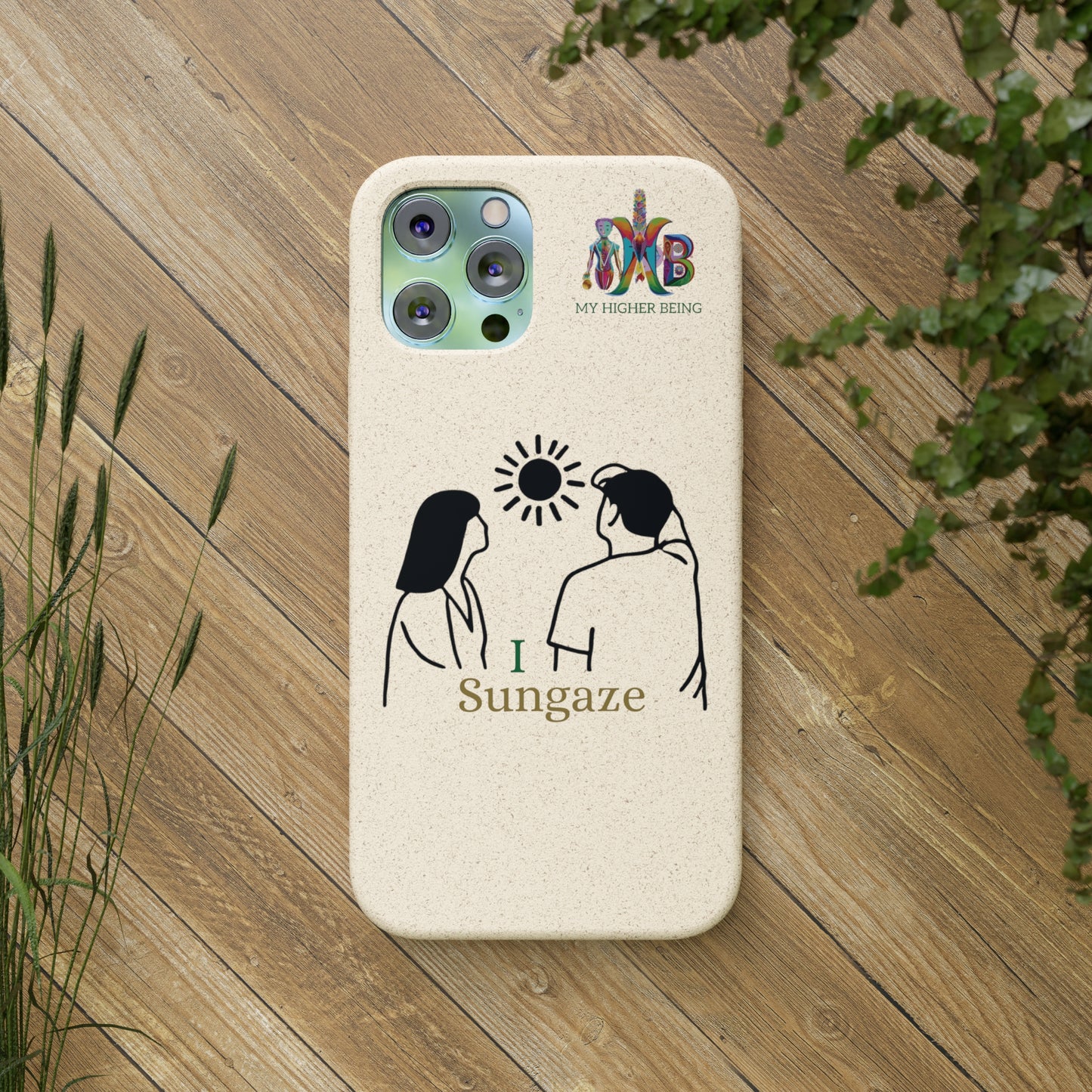 'I Sungaze'_Plastic Free Biodegradable Phone Case