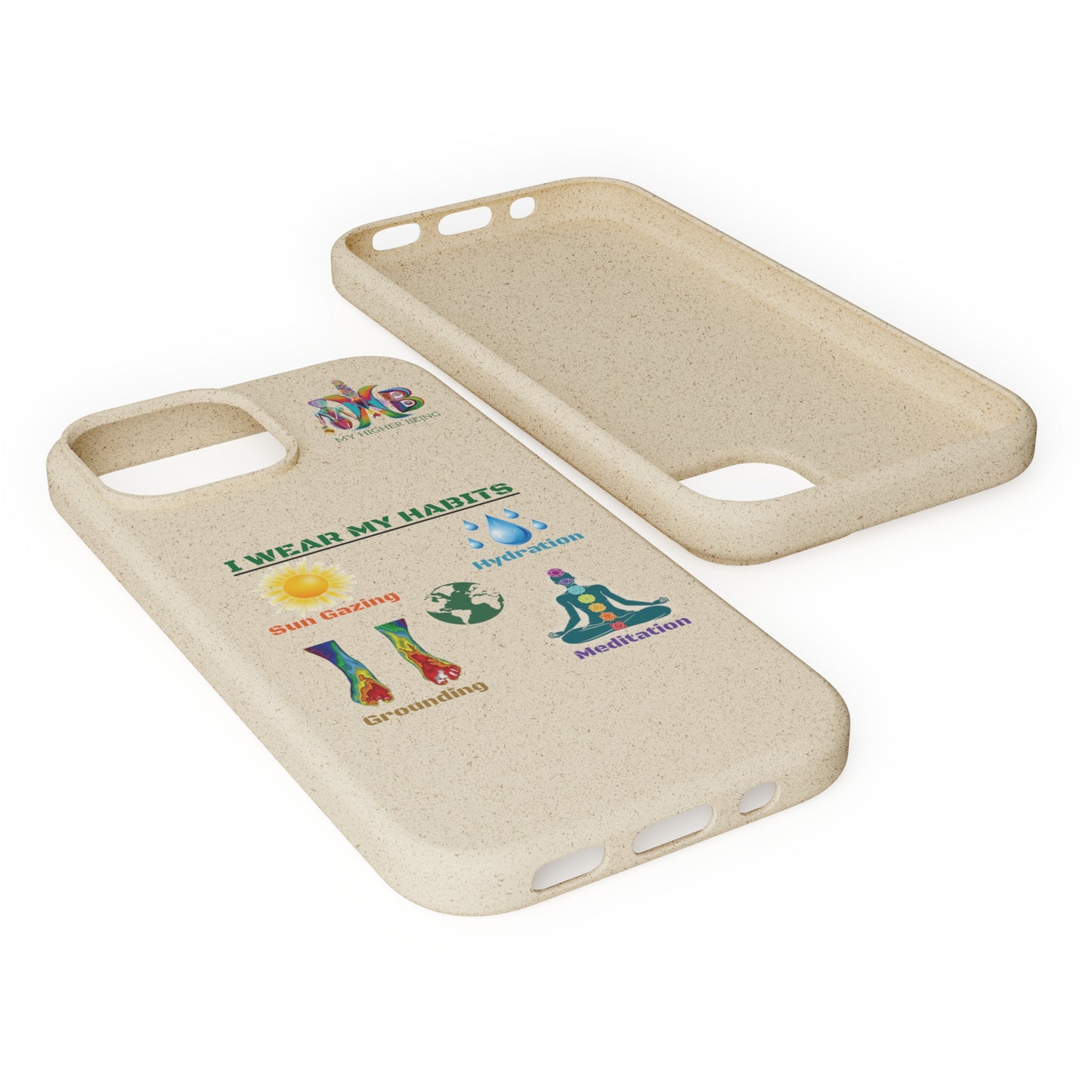 'I Wear My Habits'_Plastic Free Biodegradable Phone Case