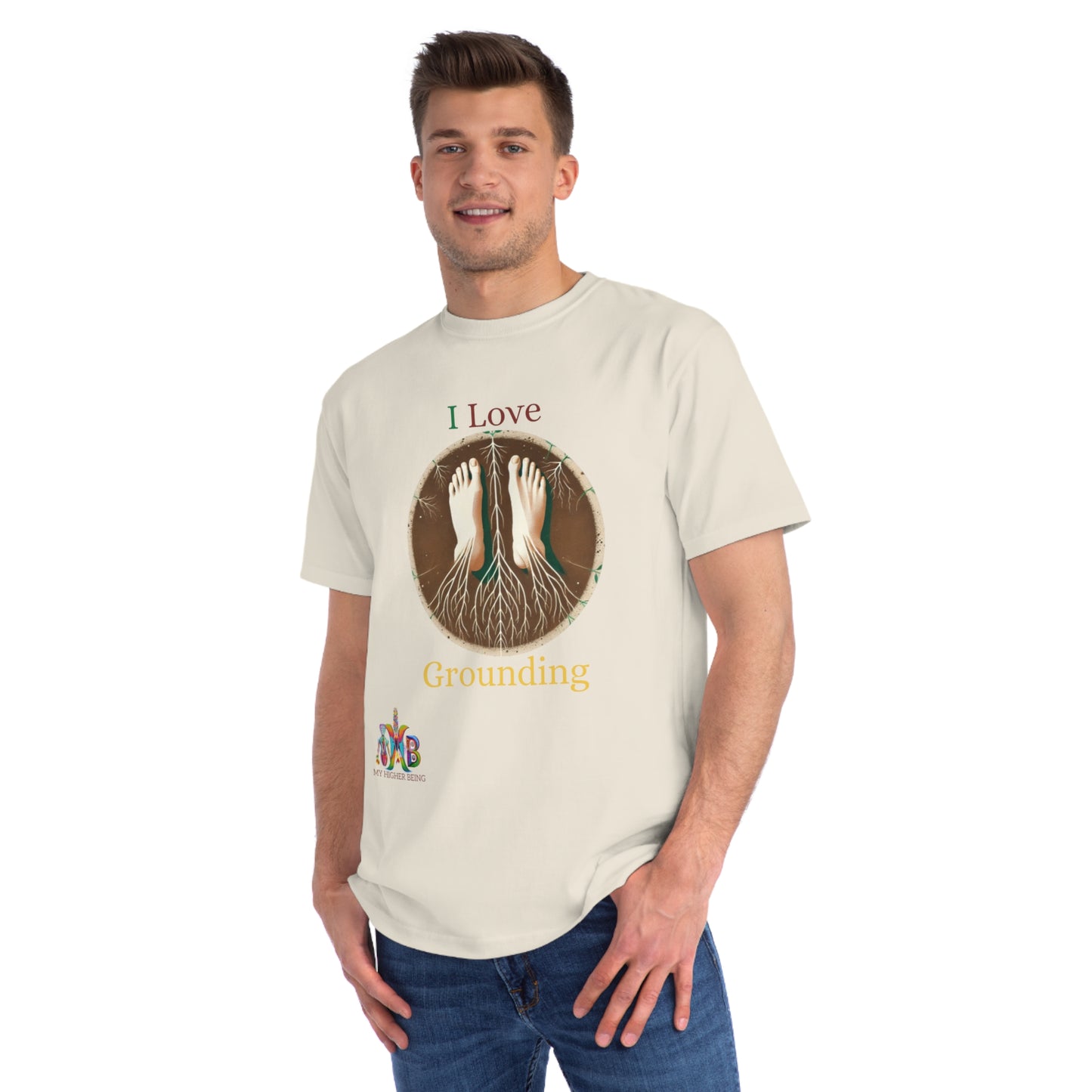 'I Love Grounding'_100% Organic Cotton T-Shirt