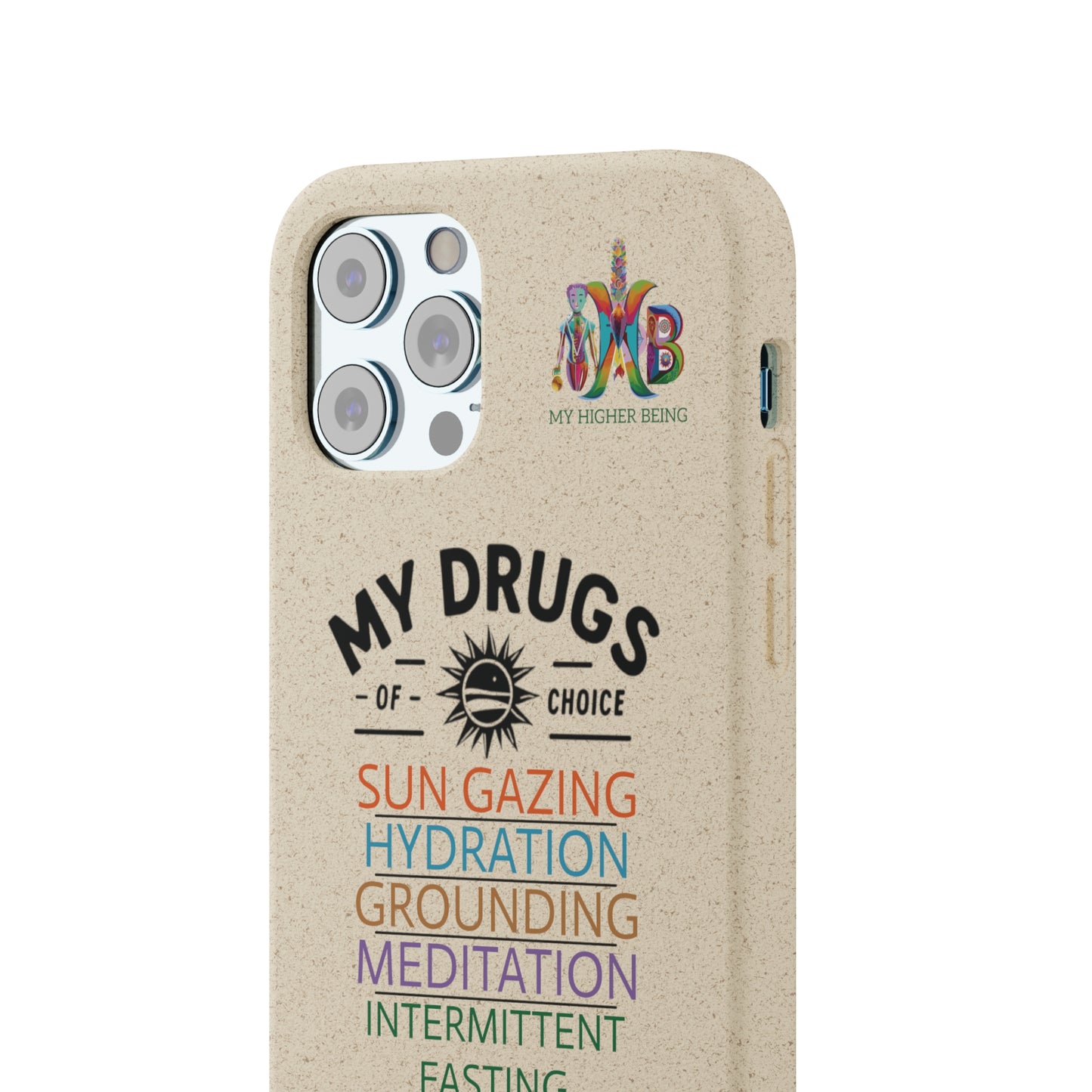 'My Drugs of Choice'_Plastic Free Biodegradable Phone Case