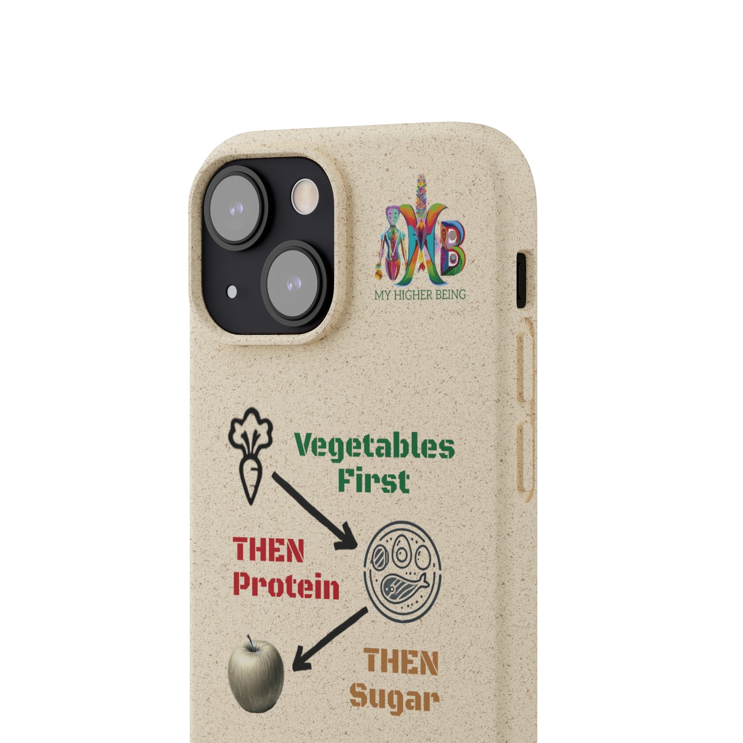 'Vegetables First'_Plastic Free Biodegradable Phone Case