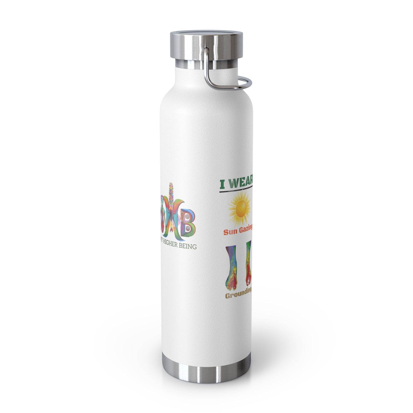 'I Wear My Habits'_Copper Vacuum Insulated Bottle, 22oz