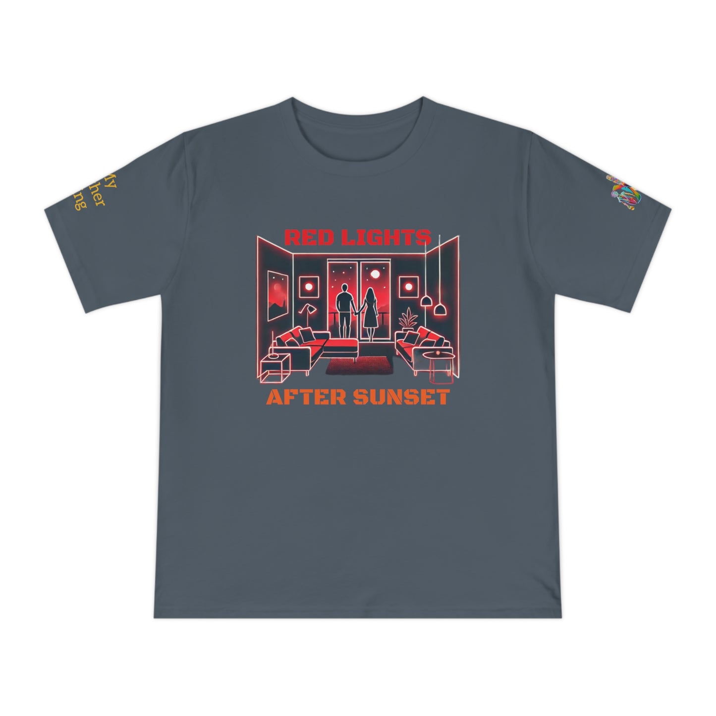 'Red Lights After Sunset' (MHB EDITION)_100% Organic Cotton T-Shirt