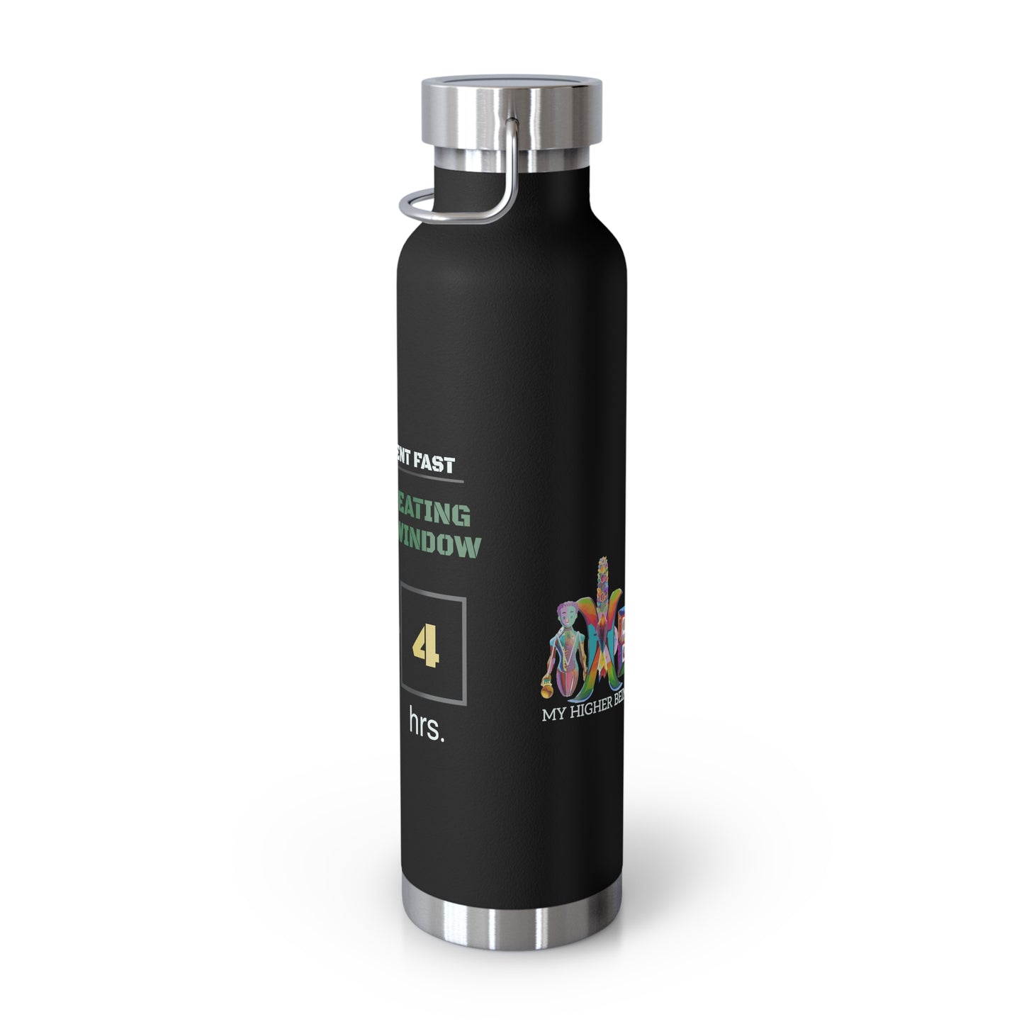 'I Intermittent Fast_20-4'_Copper Vacuum Insulated Bottle, 22oz