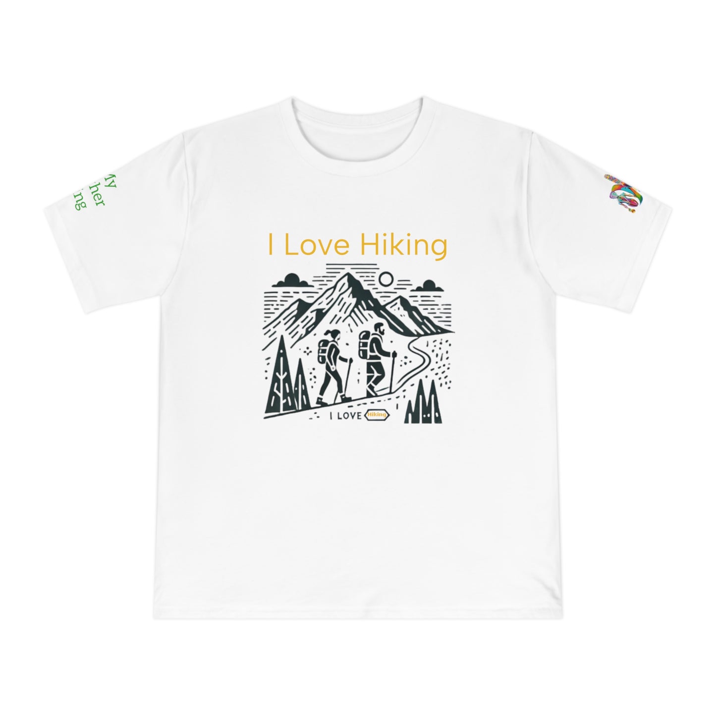 'I Love Hiking' (MHB EDITION)_100% Organic Cotton Unisex T-Shirt