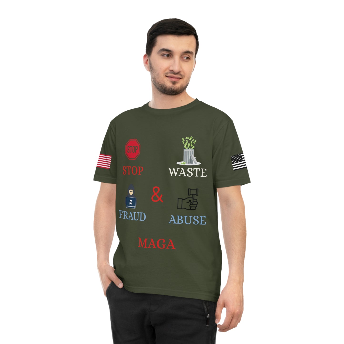 MAGA Integrity Tee: Stand Against Waste, Fraud, and Abuse _100% Organic Cotton