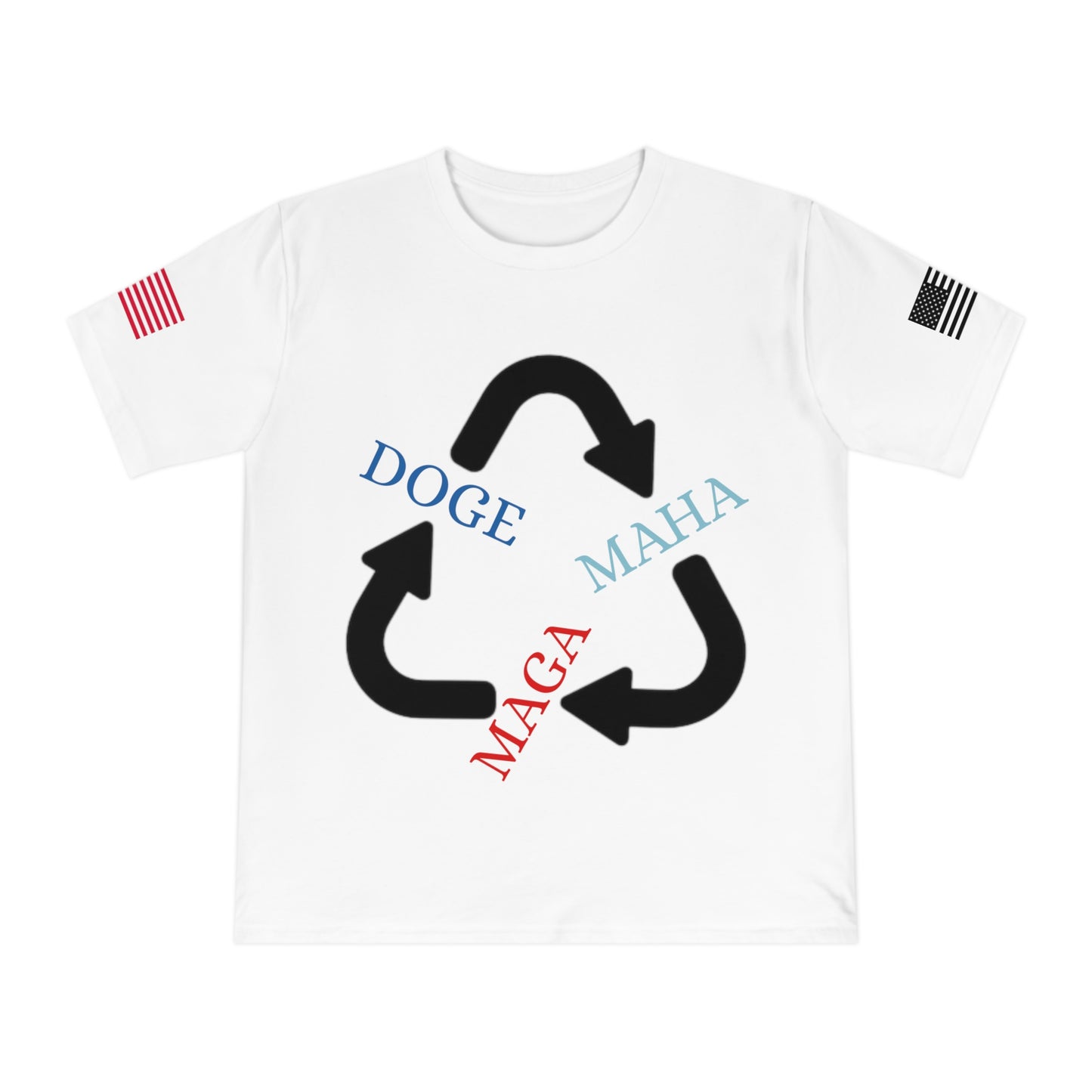 MAGA MAHA DOGE Cycle Tee _100% Organic Cotton T-Shirt