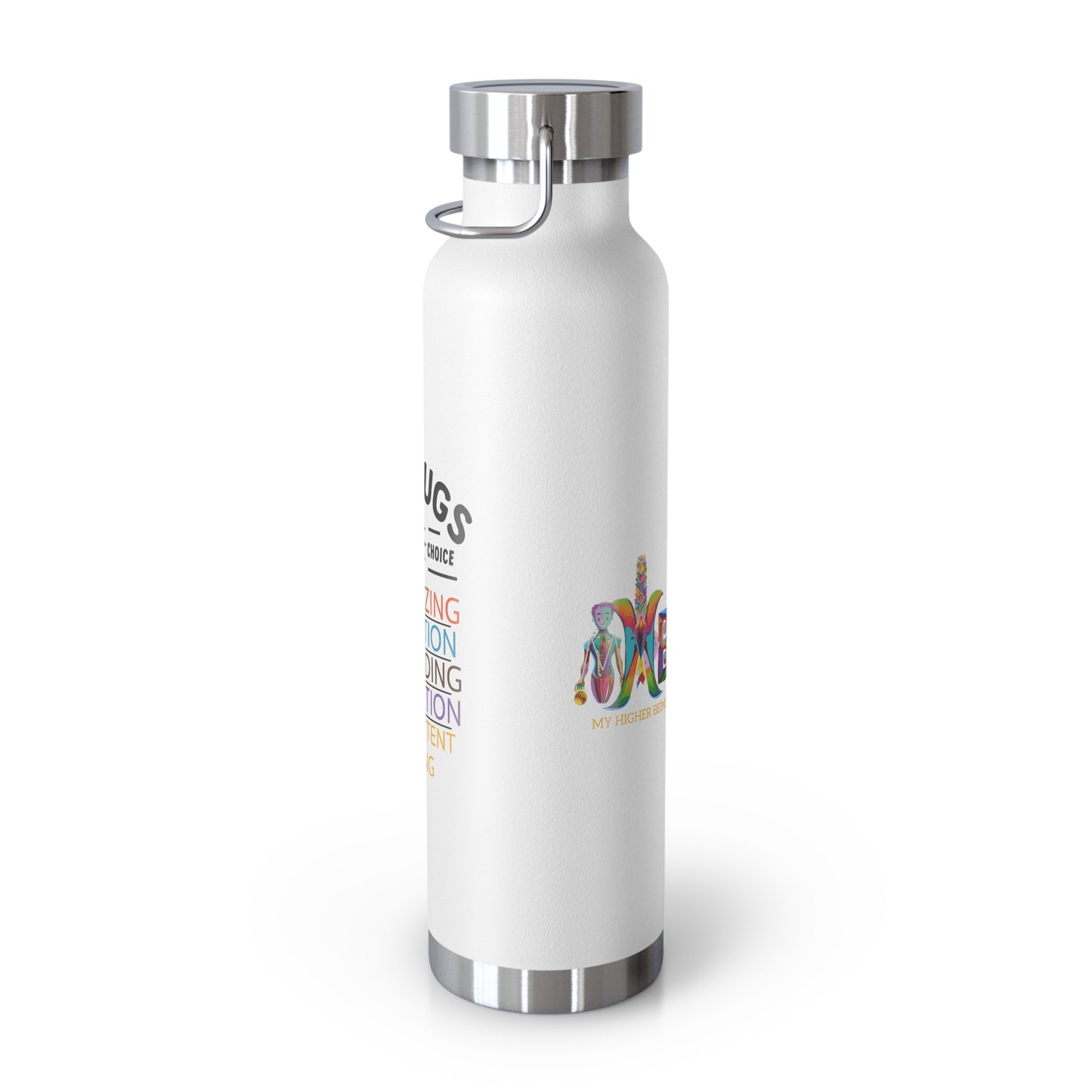 'My Drugs of Choice'_Copper Vacuum Insulated Bottle, 22oz