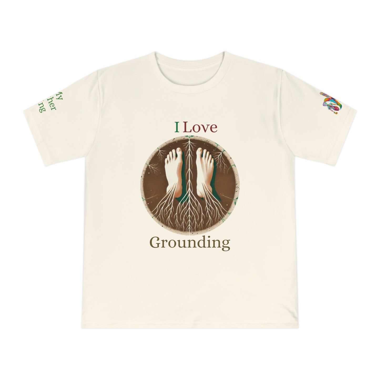 'I Love Grounding' (MHB EDITION)_100% Organic Cotton T-Shirt