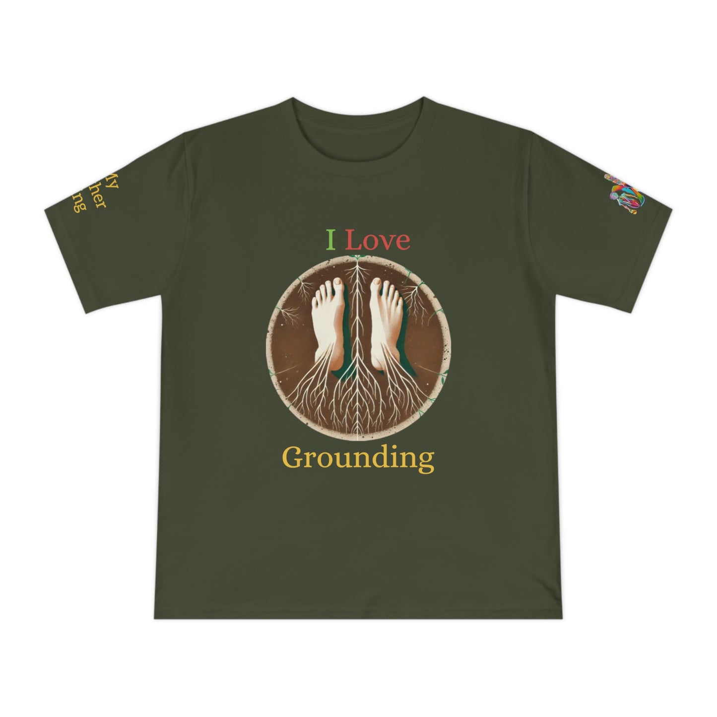 'I Love Grounding' (MHB EDITION)_100% Organic Cotton T-Shirt