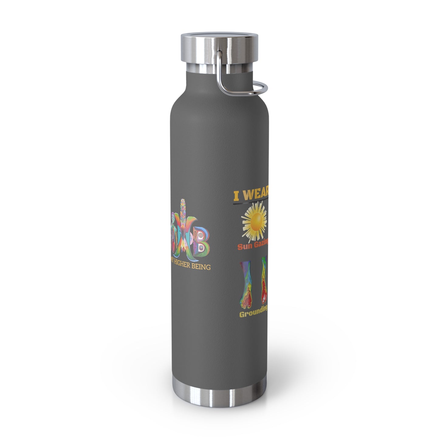 'I Wear My Habits'_Copper Vacuum Insulated Bottle, 22oz