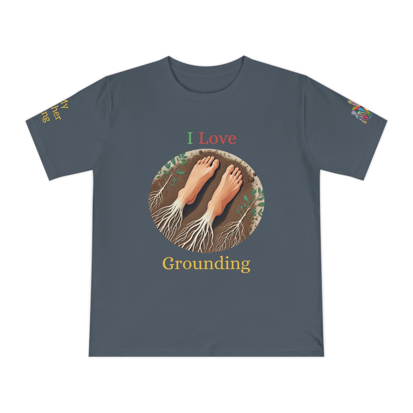 'I Love Grounding' (MHB EDITION)_100% Organic Cotton T-Shirt
