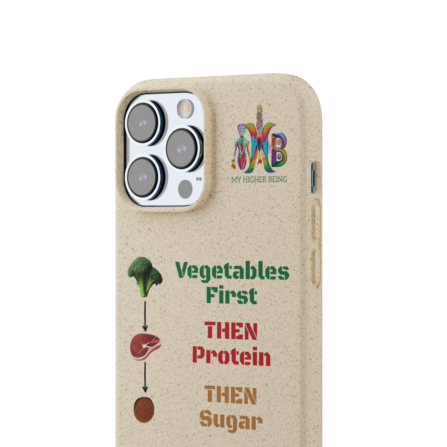 'Vegetables First'_Plastic Free Biodegradable Phone Case