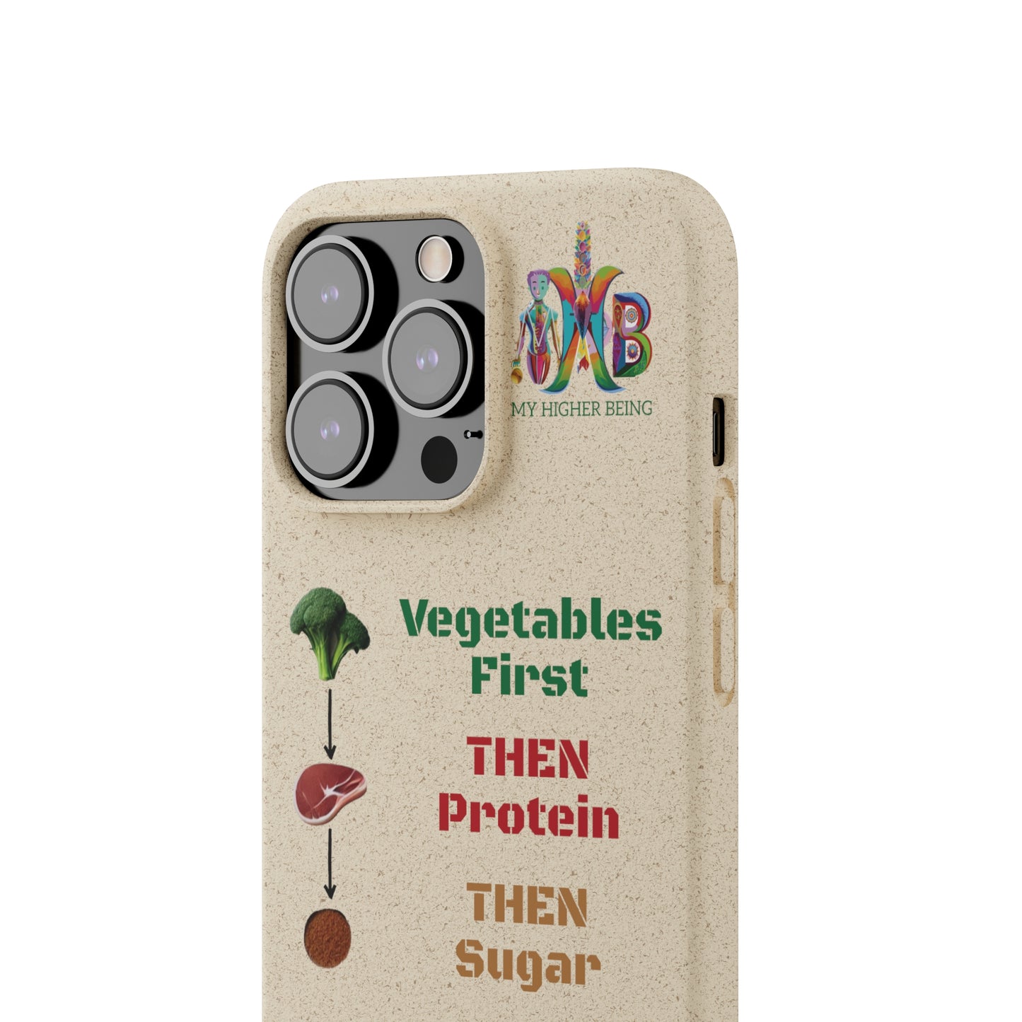 'Vegetables First'_Plastic Free Biodegradable Phone Case