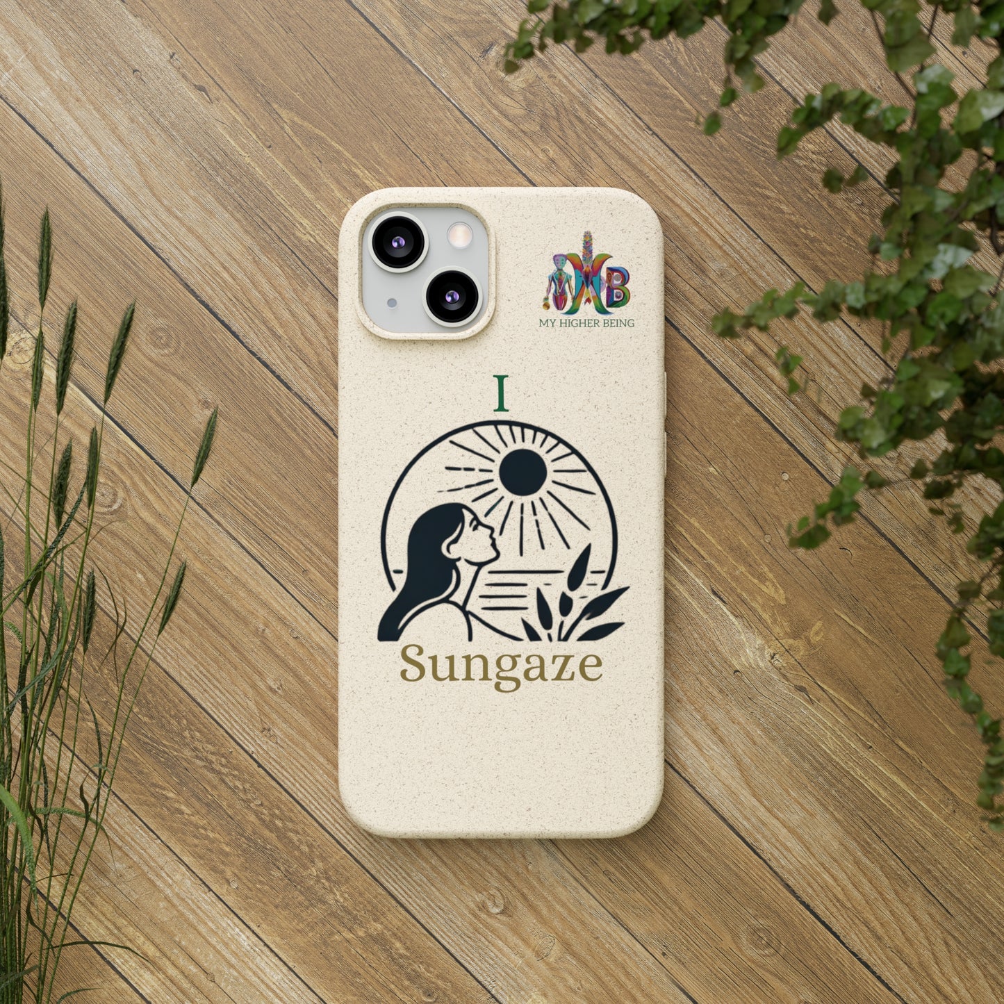 'I Sungaze'_Plastic Free Biodegradable Phone Case