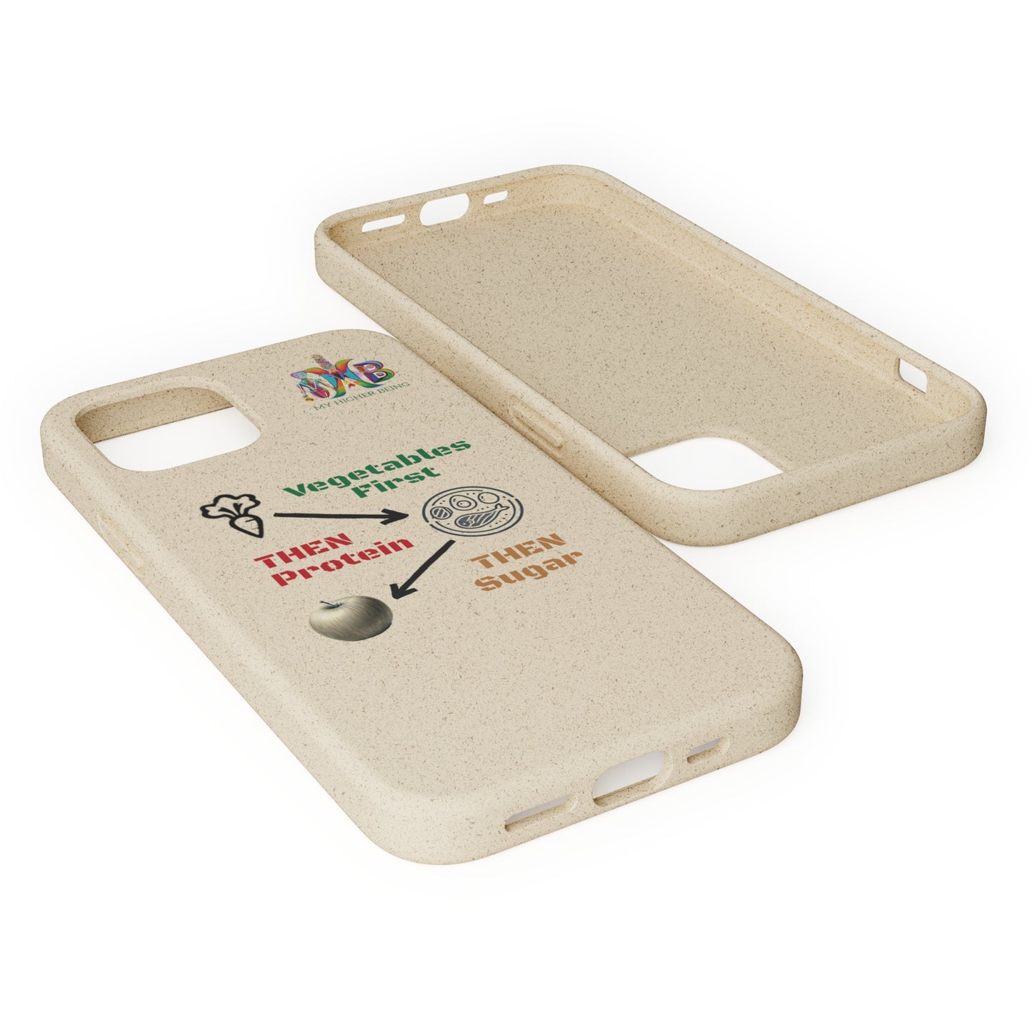 'Vegetables First'_Plastic Free Biodegradable Phone Case