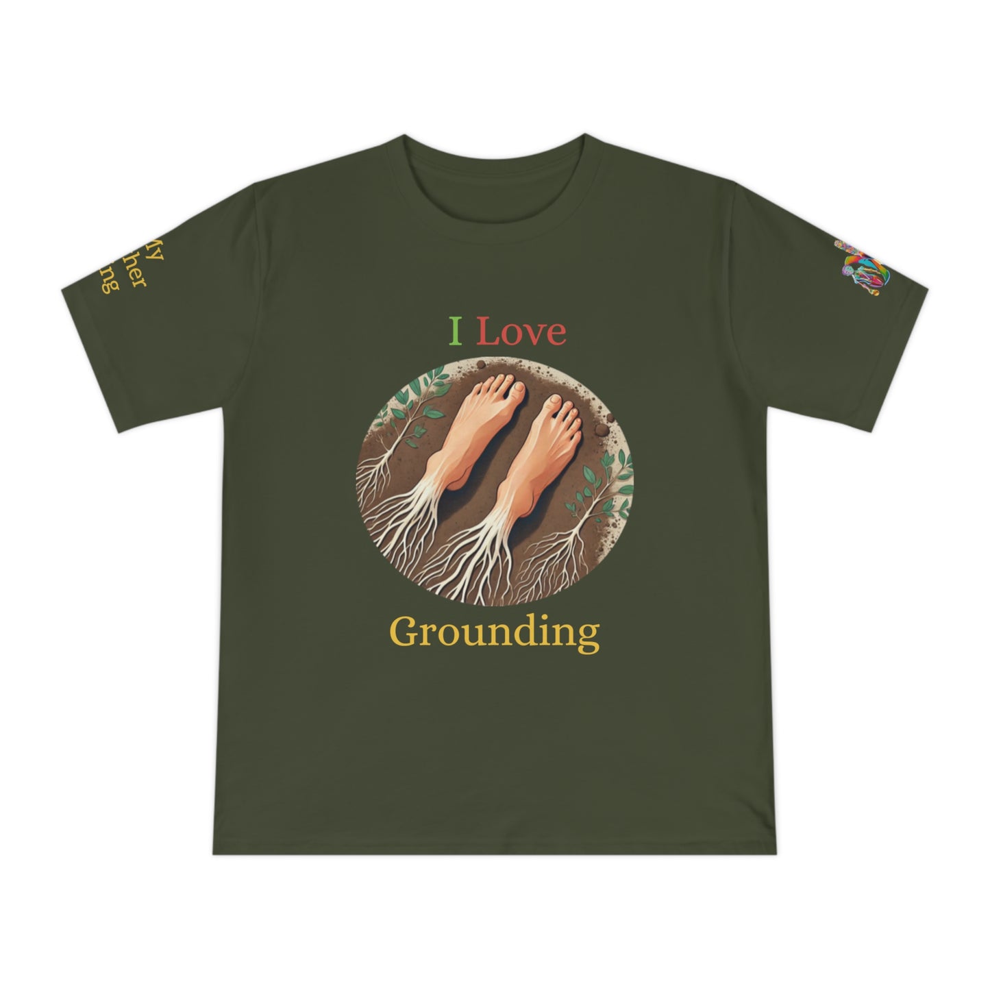 'I Love Grounding' (MHB EDITION)_100% Organic Cotton T-Shirt