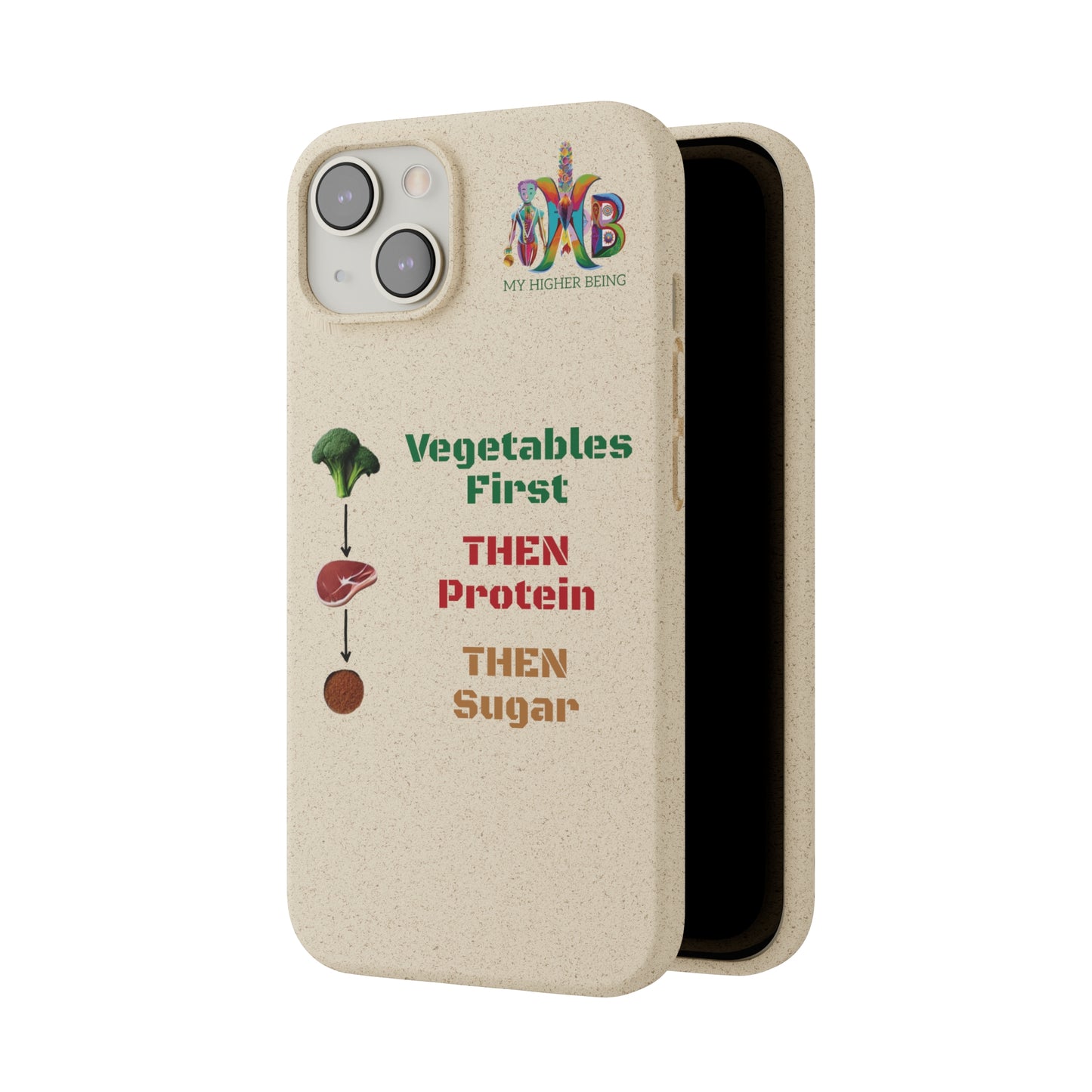 'Vegetables First'_Plastic Free Biodegradable Phone Case