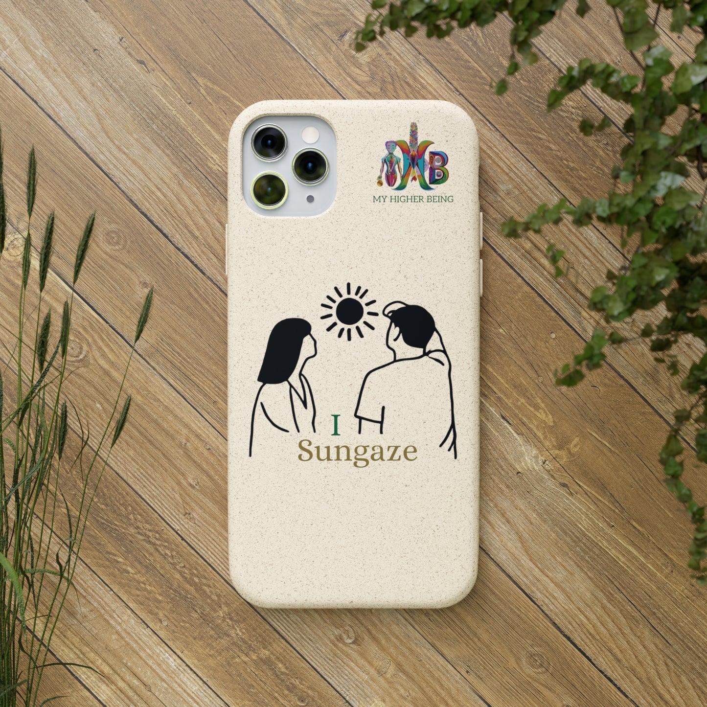 'I Sungaze'_Plastic Free Biodegradable Phone Case