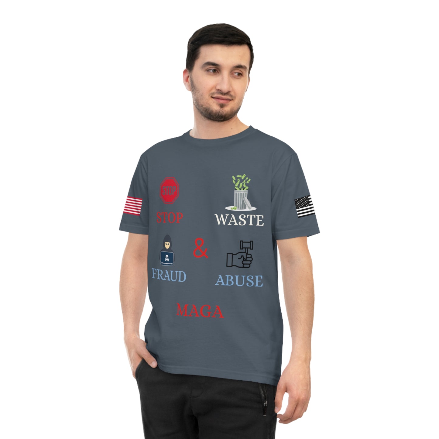 MAGA Integrity Tee: Stand Against Waste, Fraud, and Abuse _100% Organic Cotton