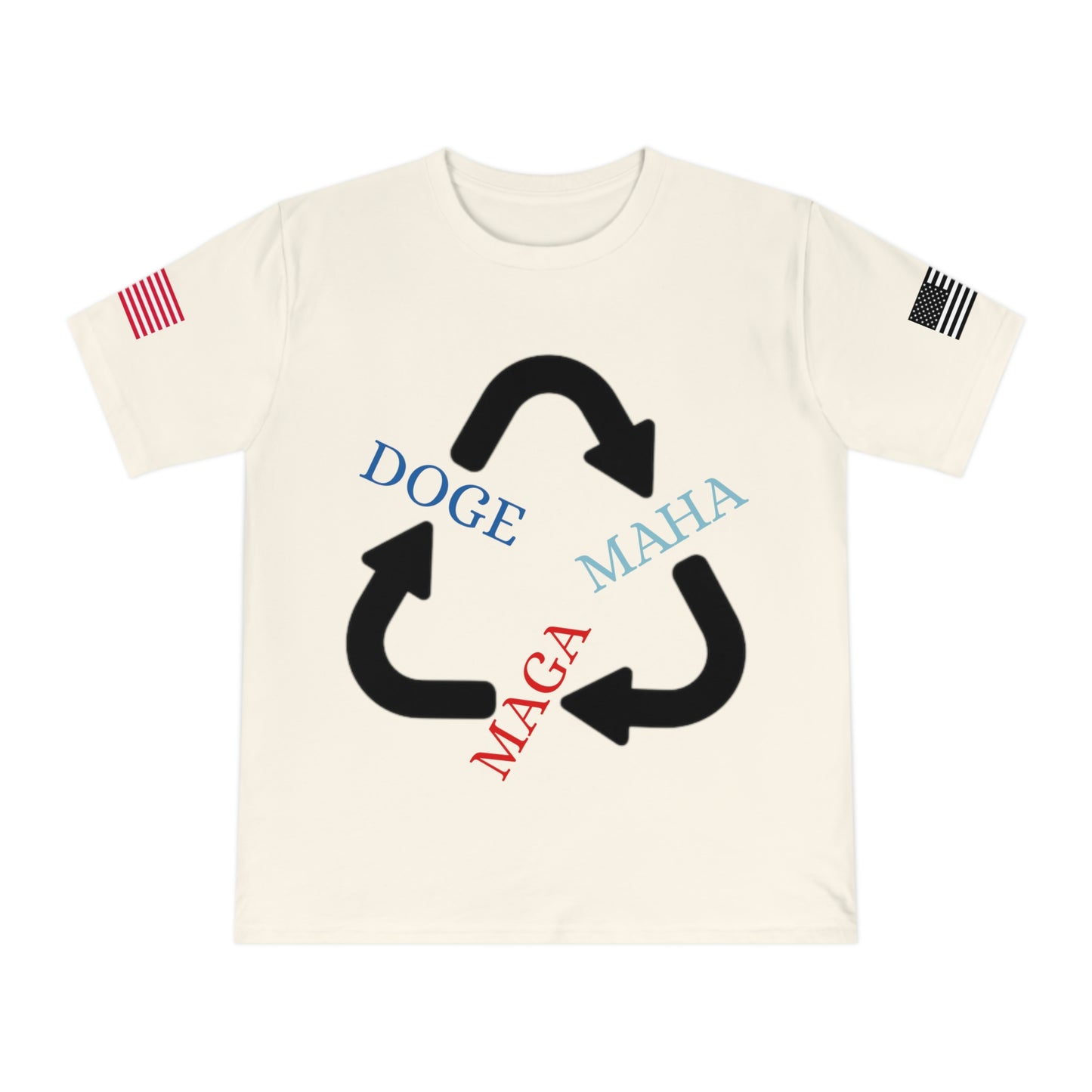 MAGA MAHA DOGE Cycle Tee _100% Organic Cotton T-Shirt