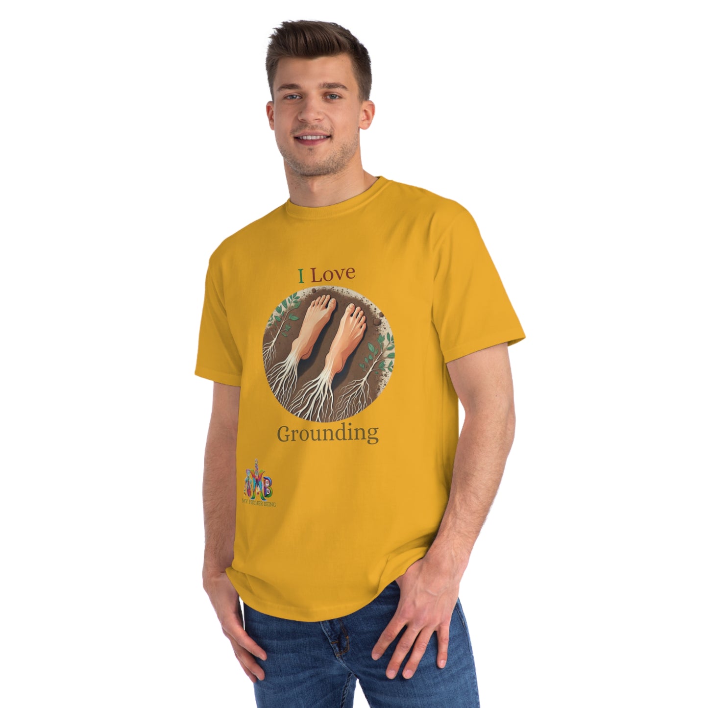 'I Love Grounding'_100% Organic Cotton T-Shirt