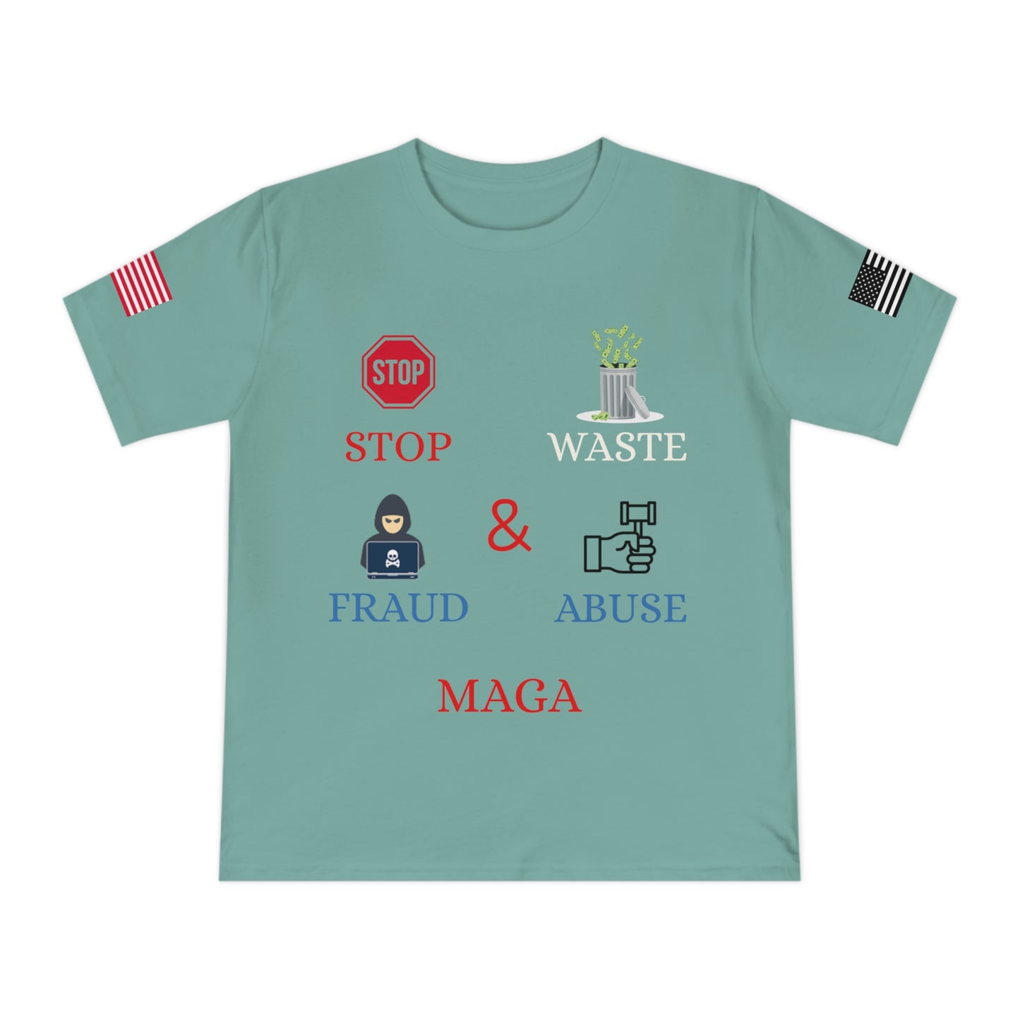 MAGA Integrity Tee: Stand Against Waste, Fraud, and Abuse _100% Organic Cotton