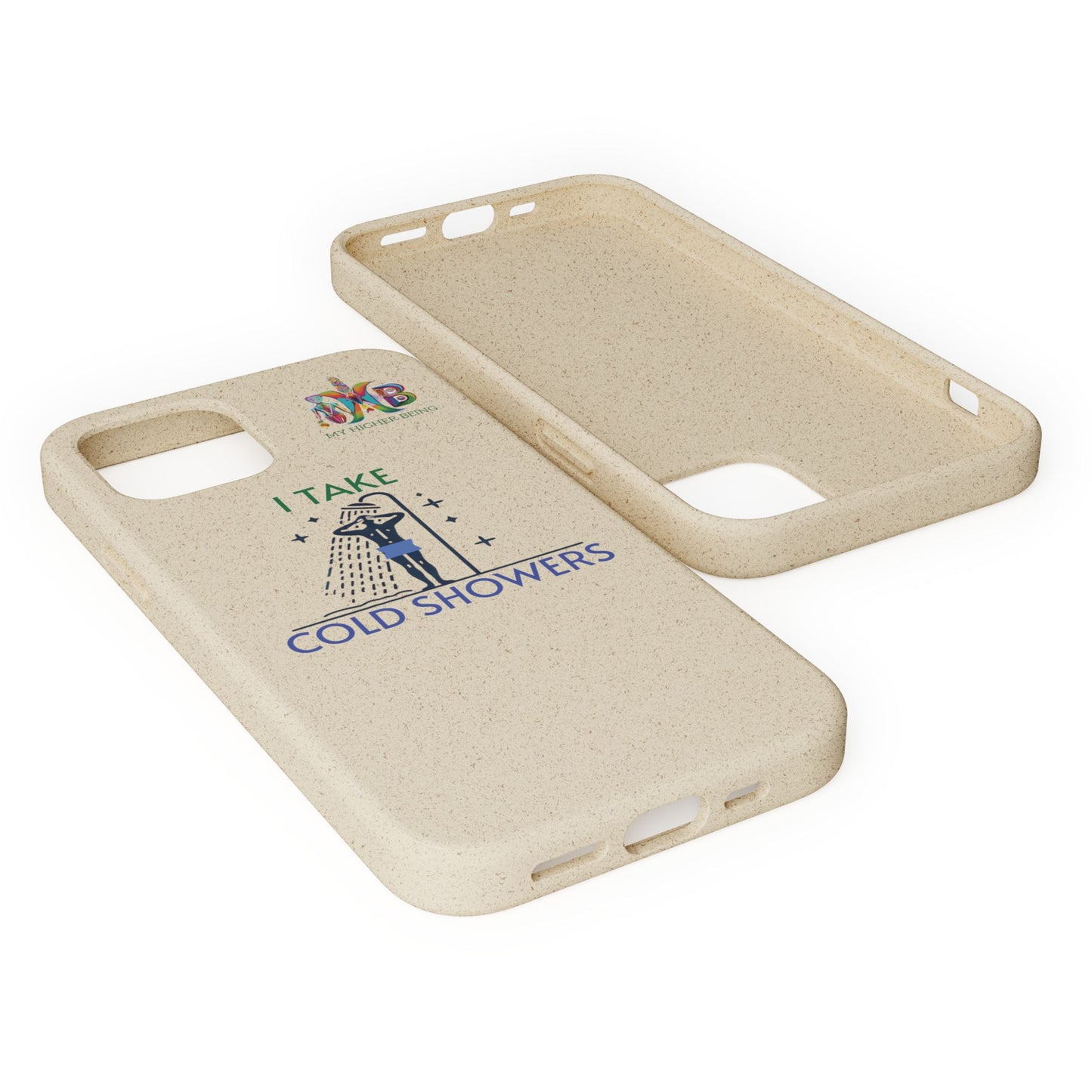 'I Take Cold Showers'_Plastic Free Biodegradable Phone Case