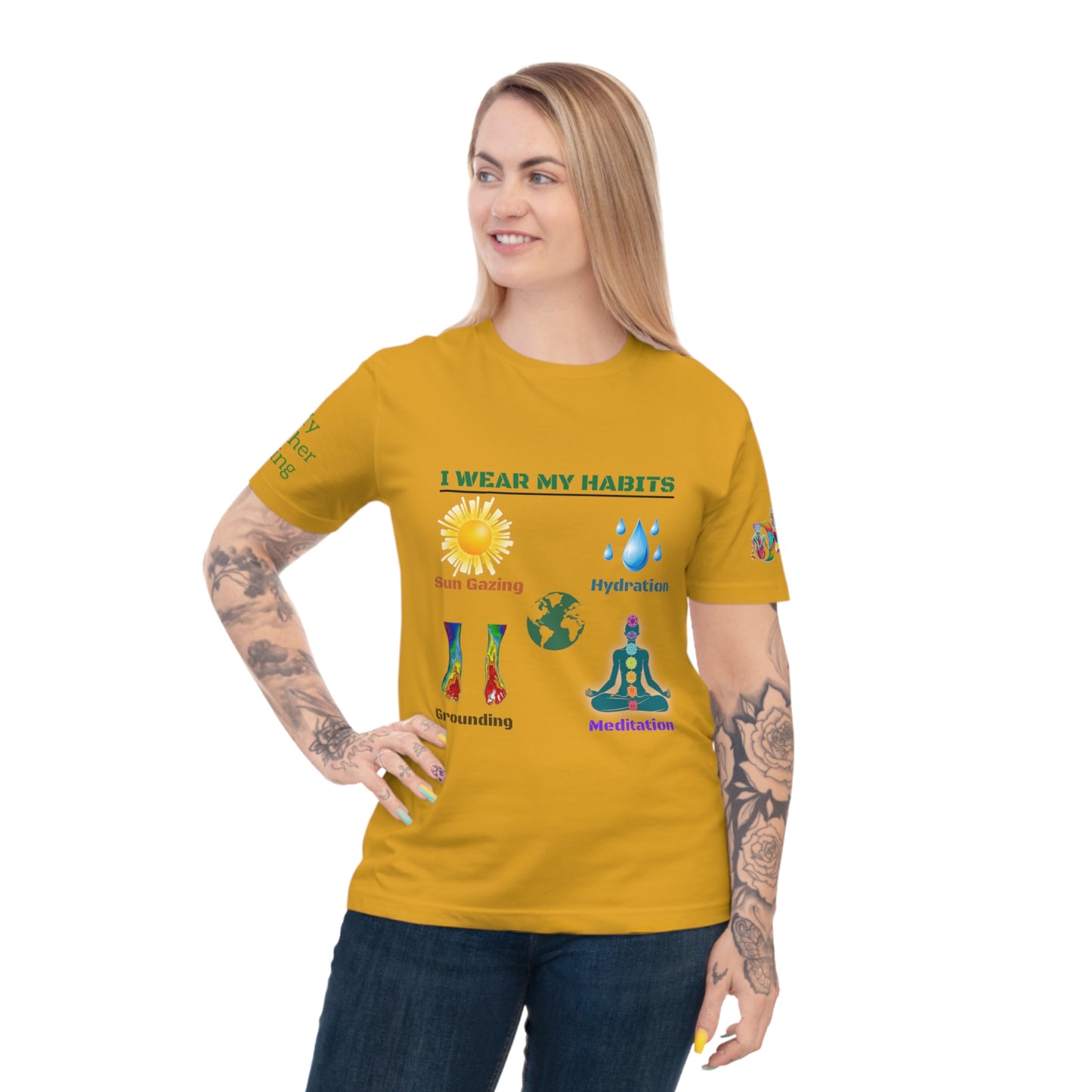 'I Wear My Habits' (MHB EDITION)_100% Organic Cotton T-Shirt