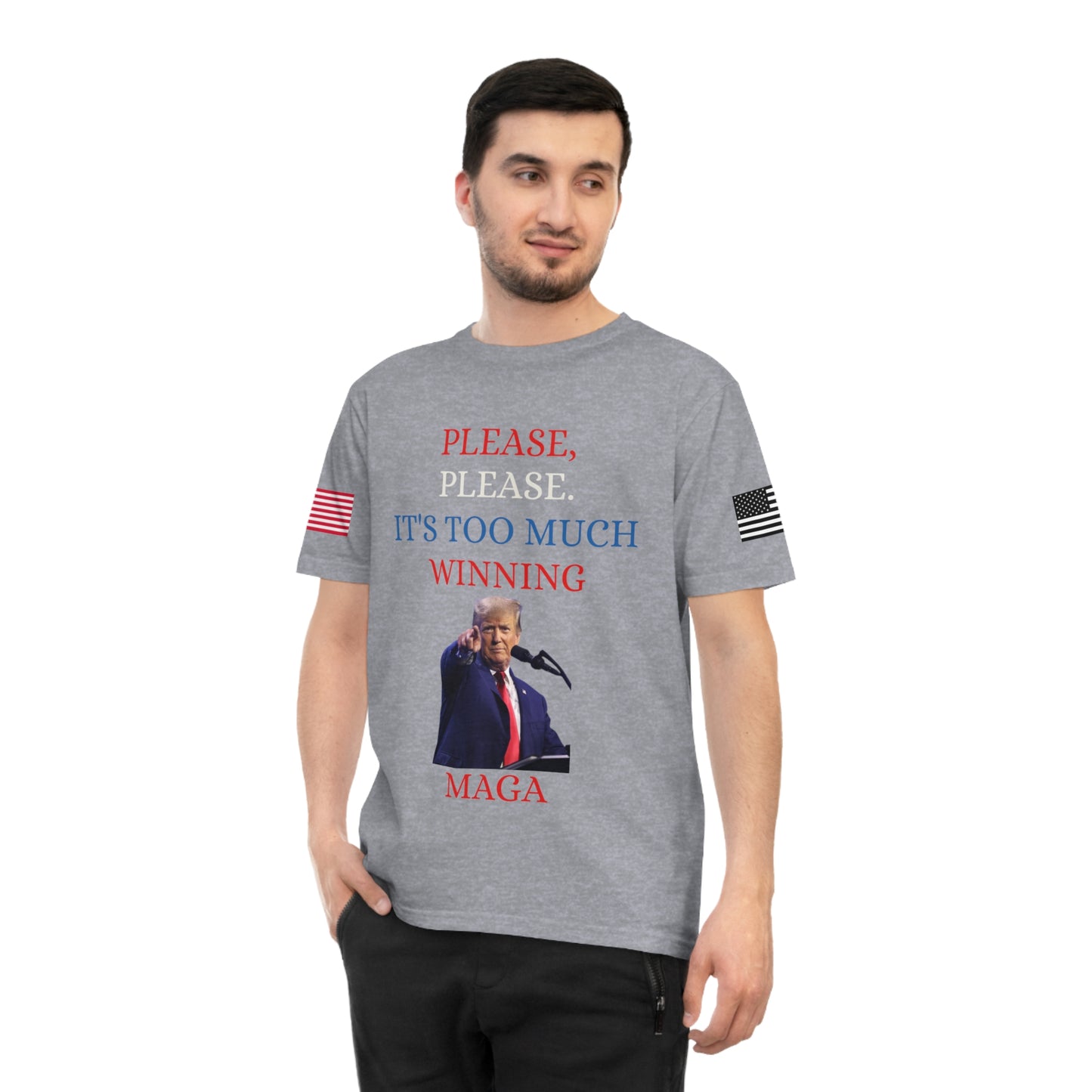 Too Much Winning Tee: Trump’s Signature Confidence _100% Organic Cotton