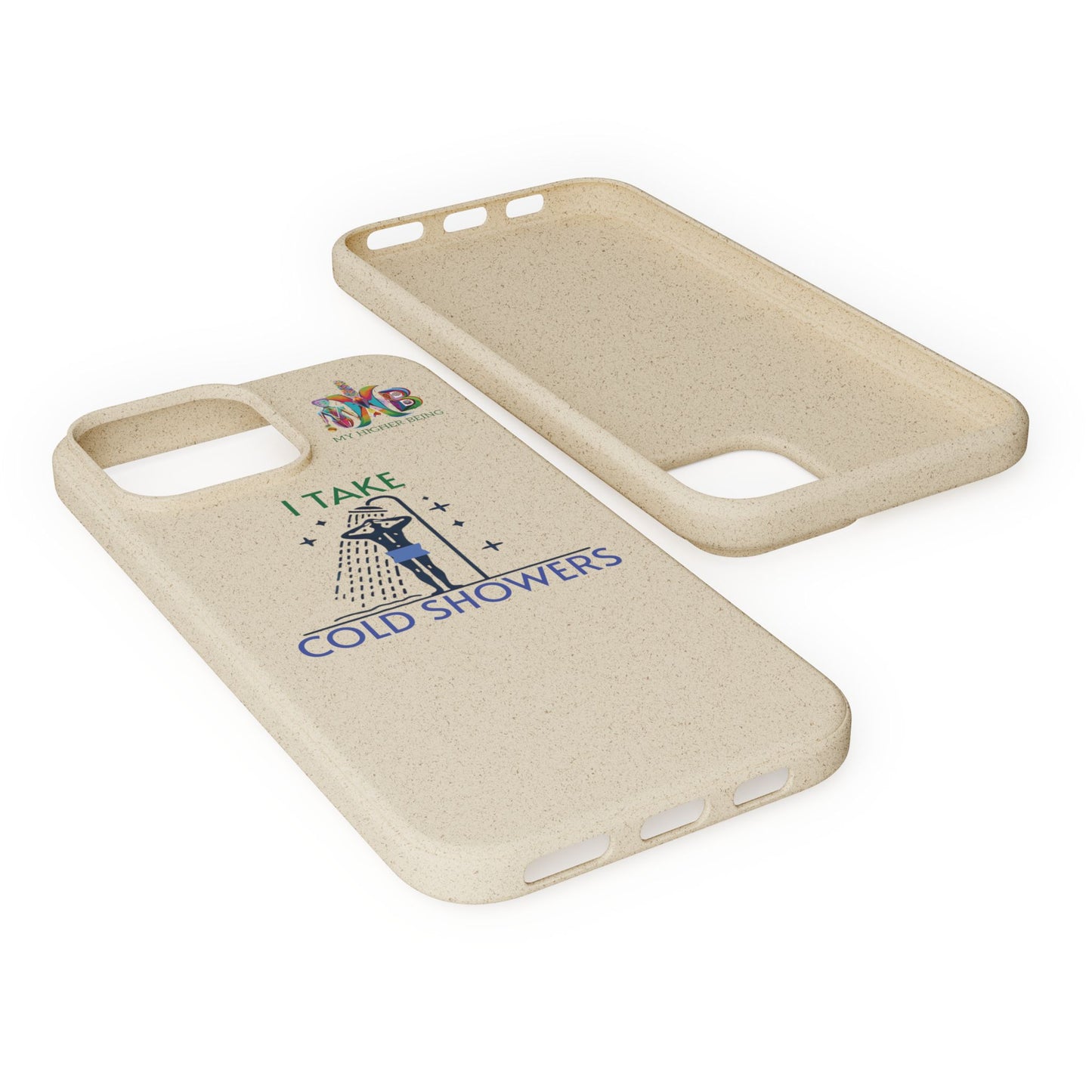 'I Take Cold Showers'_Plastic Free Biodegradable Phone Case