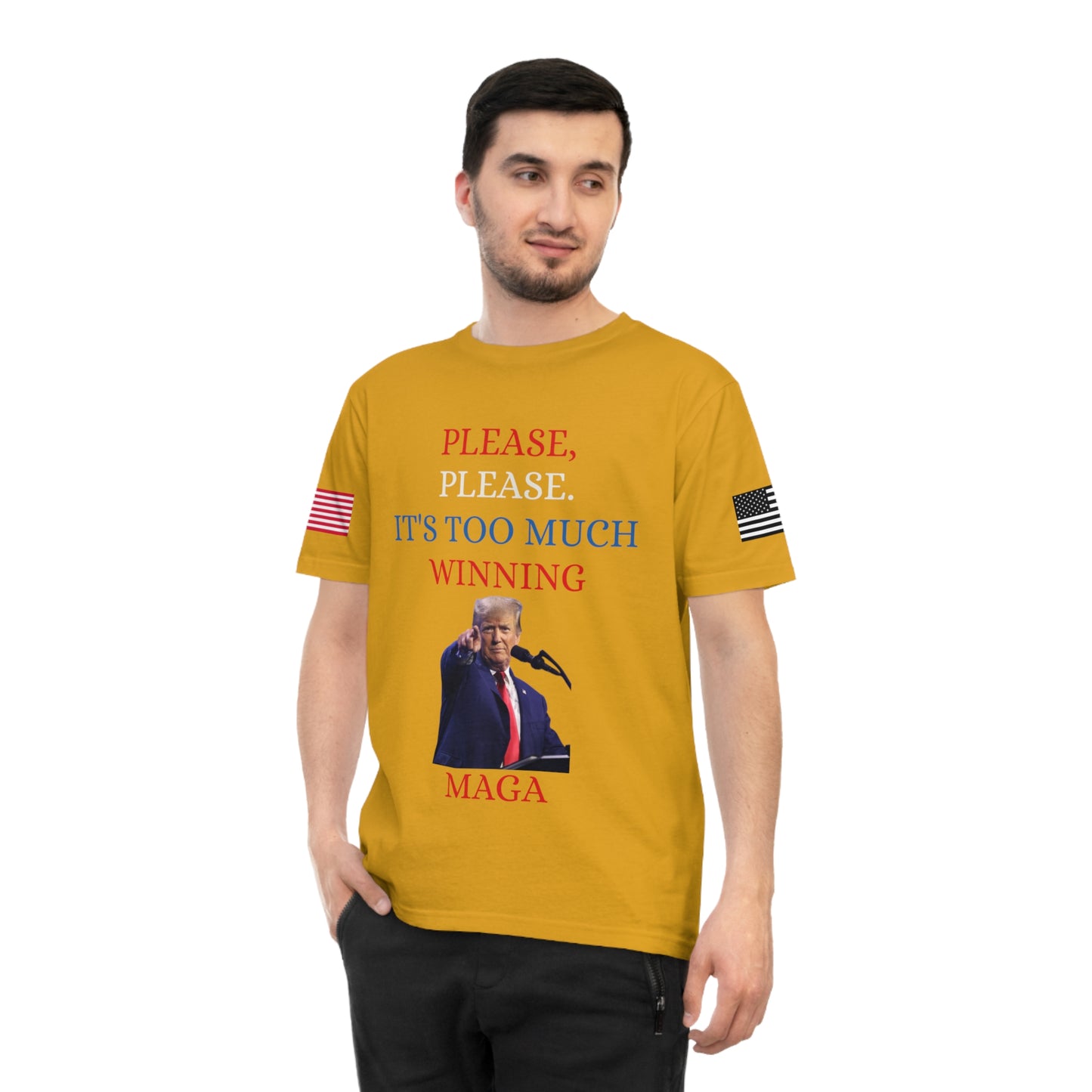 Too Much Winning Tee: Trump’s Signature Confidence _100% Organic Cotton