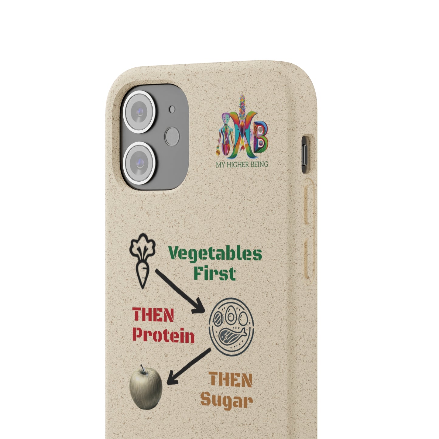 'Vegetables First'_Plastic Free Biodegradable Phone Case